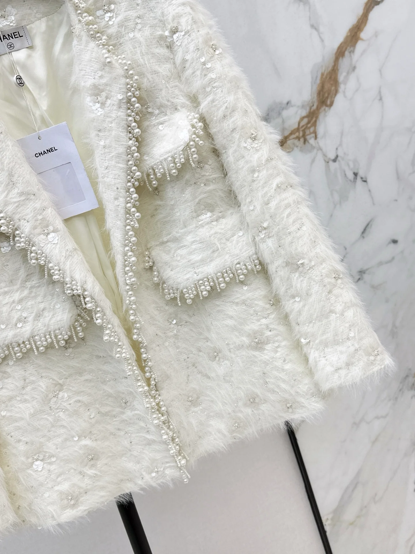 Chan 25fw tweed woven jacket