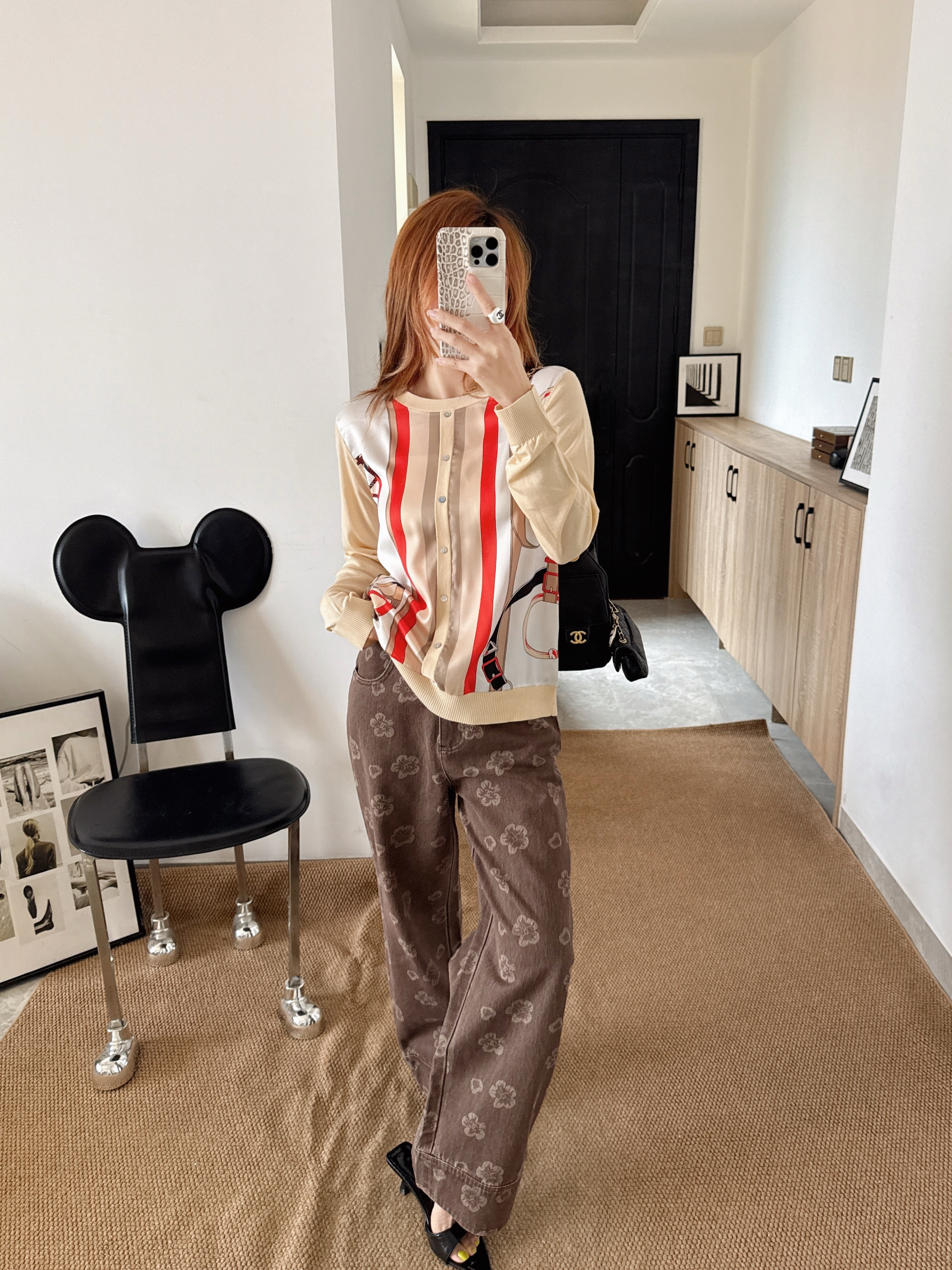 Herm 26ss print knitwear