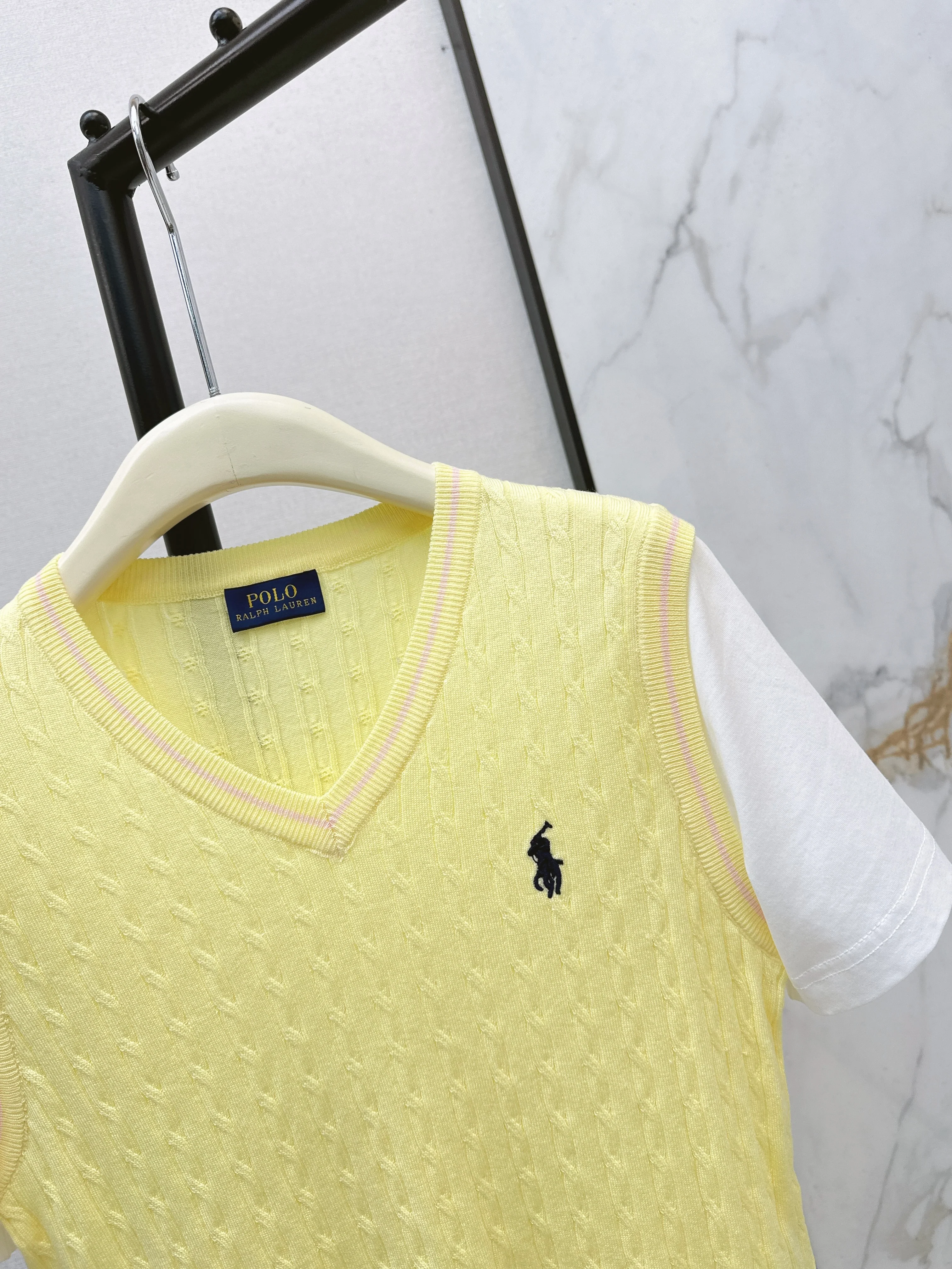 Ralp 26ss 2in1 knitted vest t-shirts