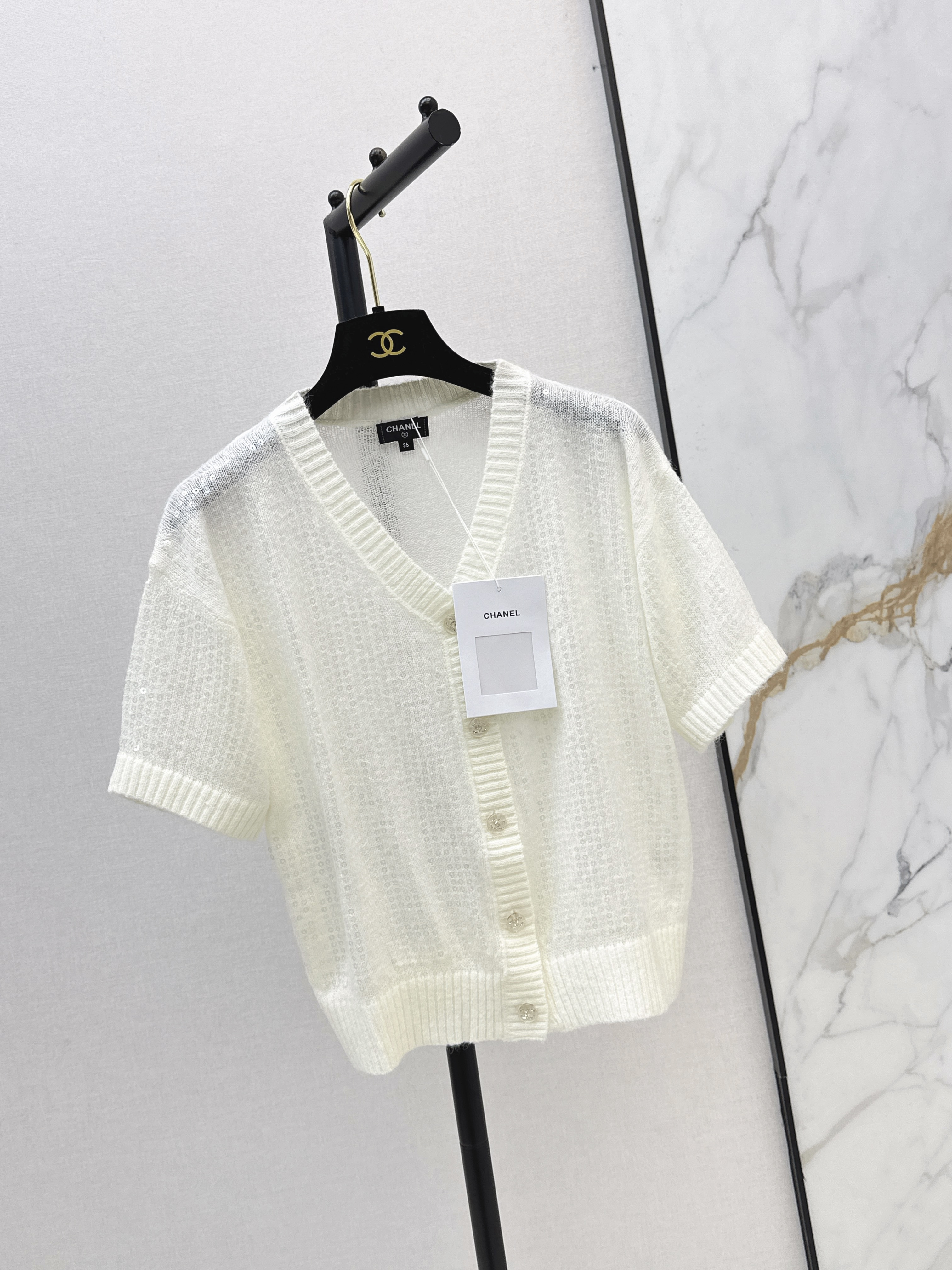 Chan 26ss sequin knitwear