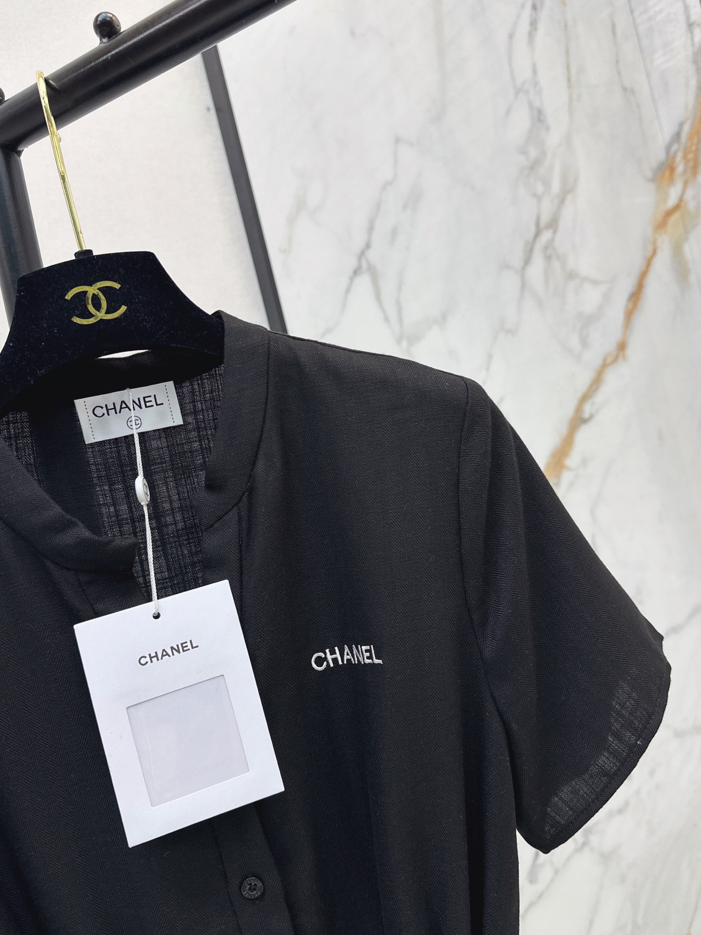 Chan 26ss belted shirt dress