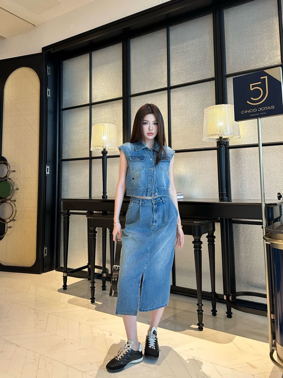 CD 26ss denim suit