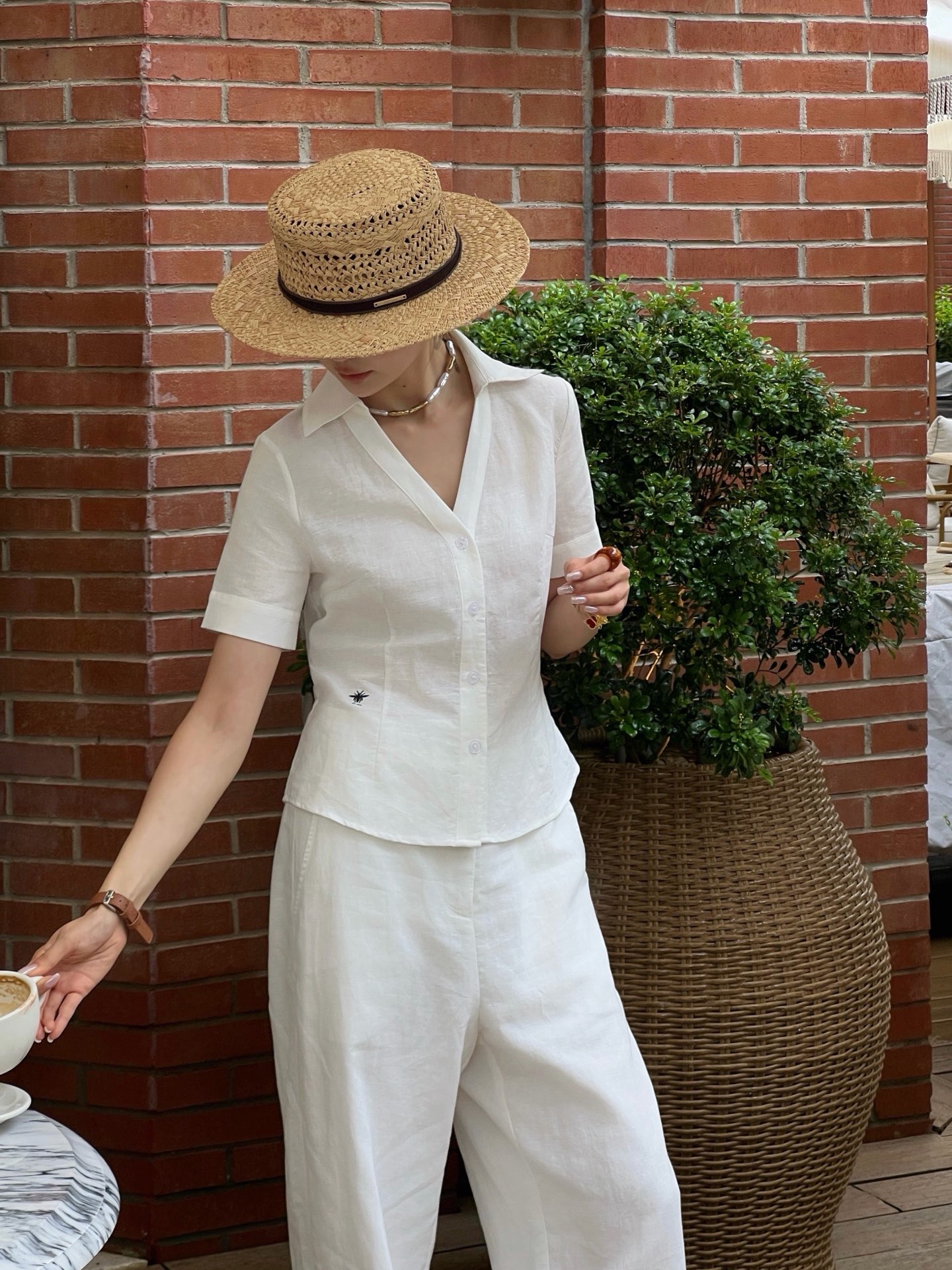CD 26ss linen shirt