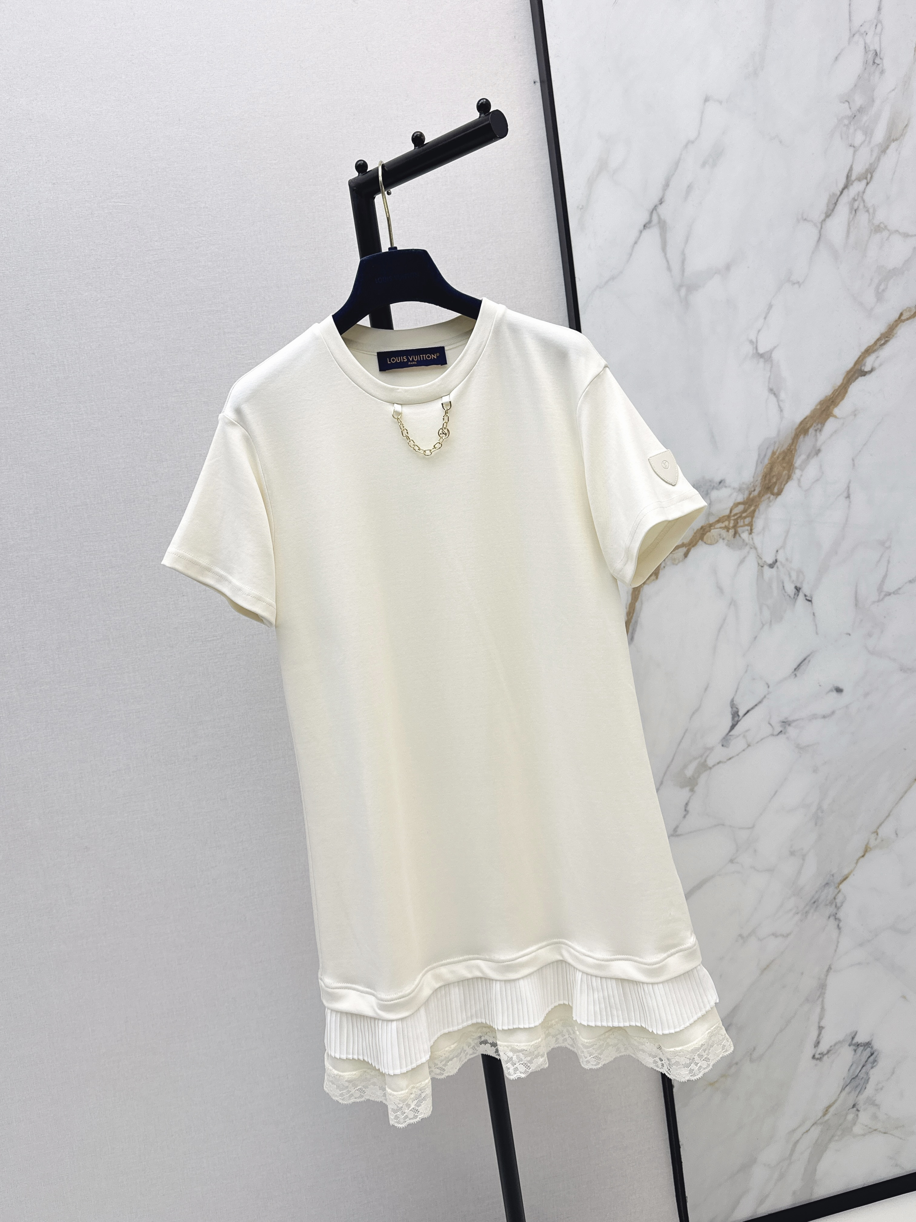 Loui 26ss contract lace dress