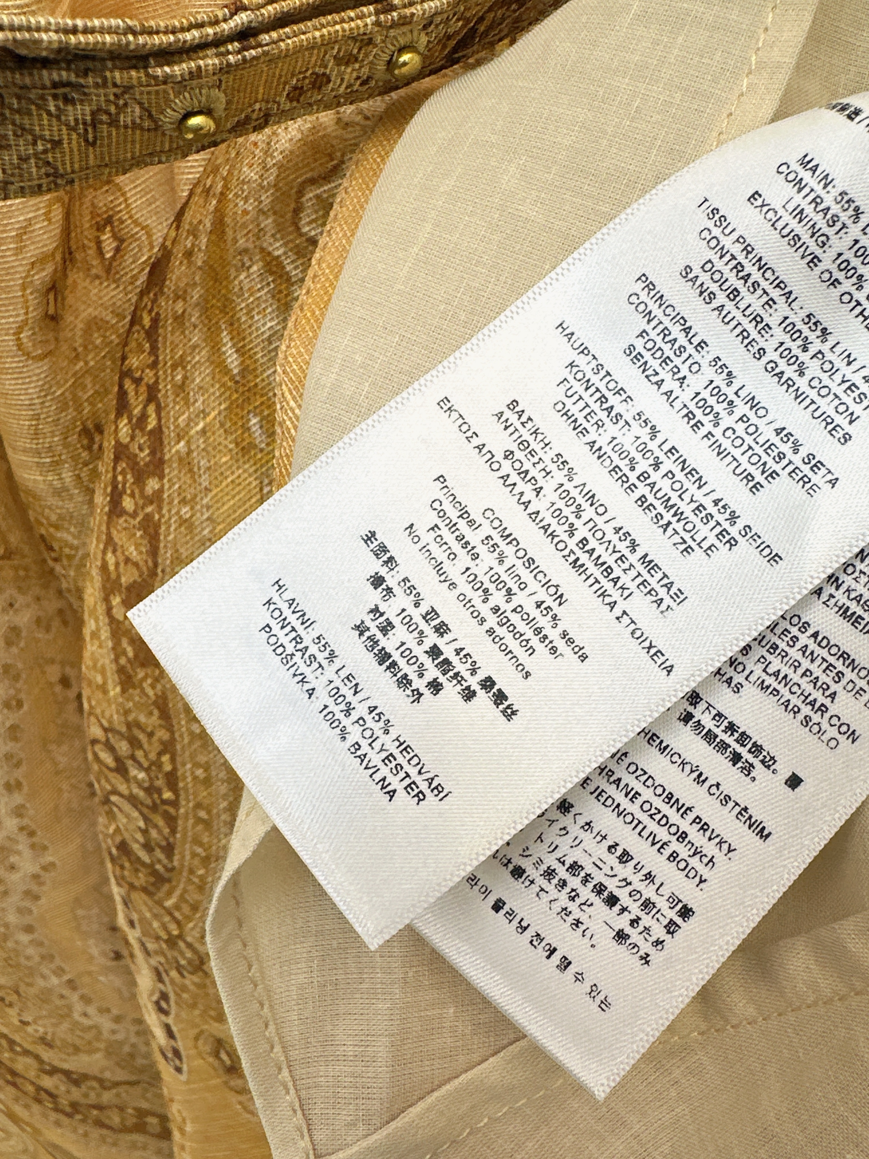 Zimm 26ss print slip dress