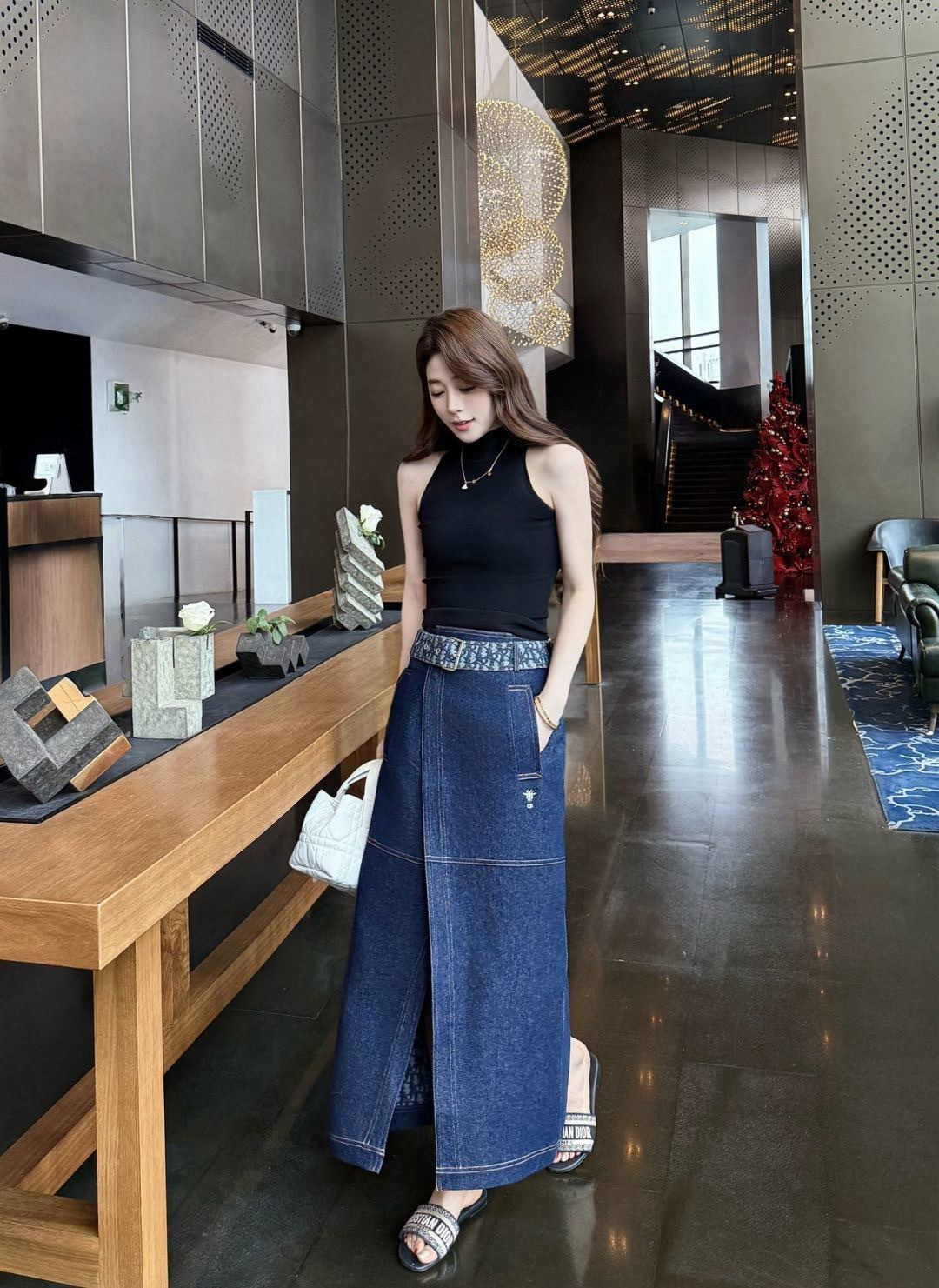 CD 26ss denim skirts