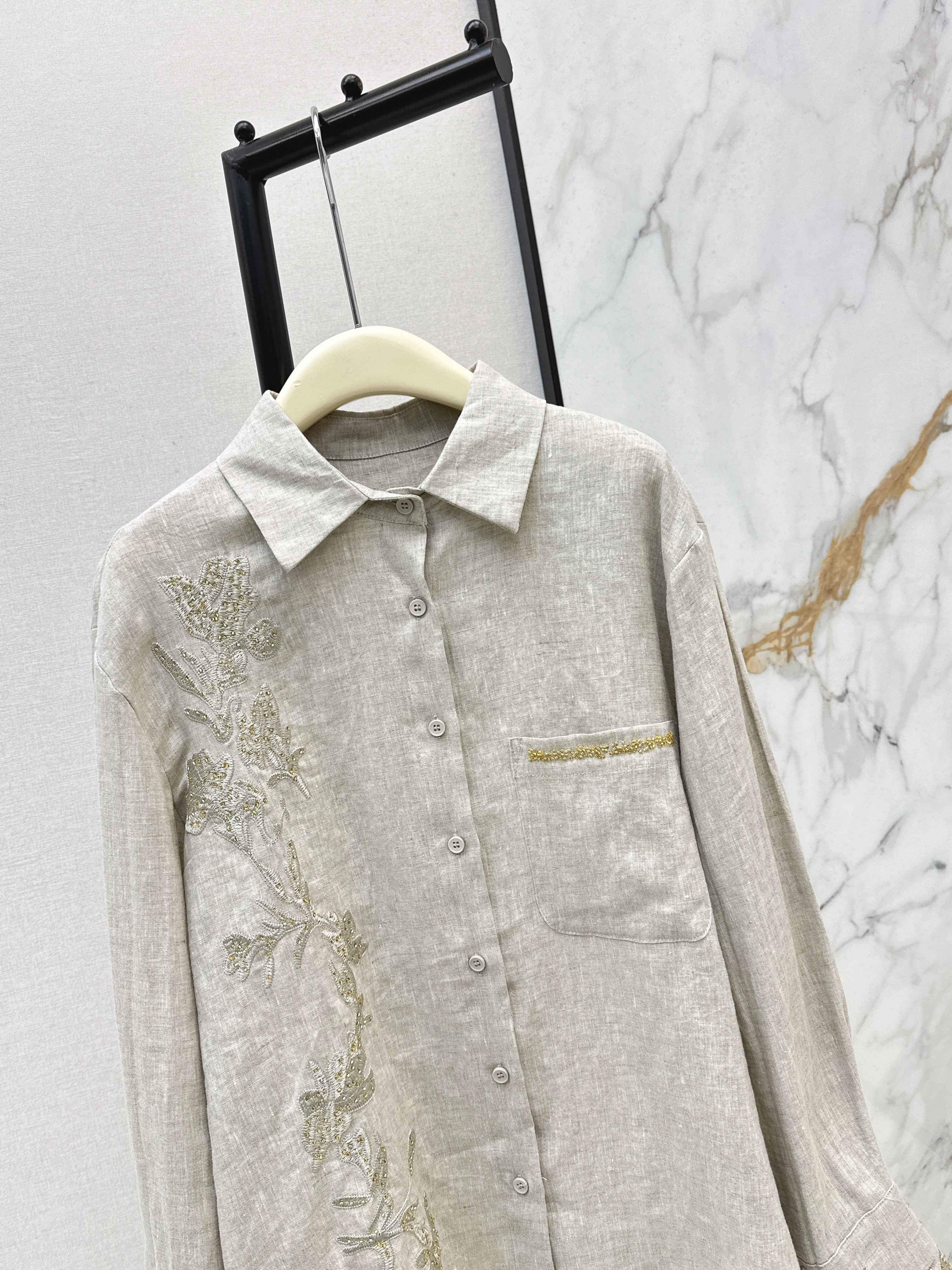 Valen 26ss embroidery shirt
