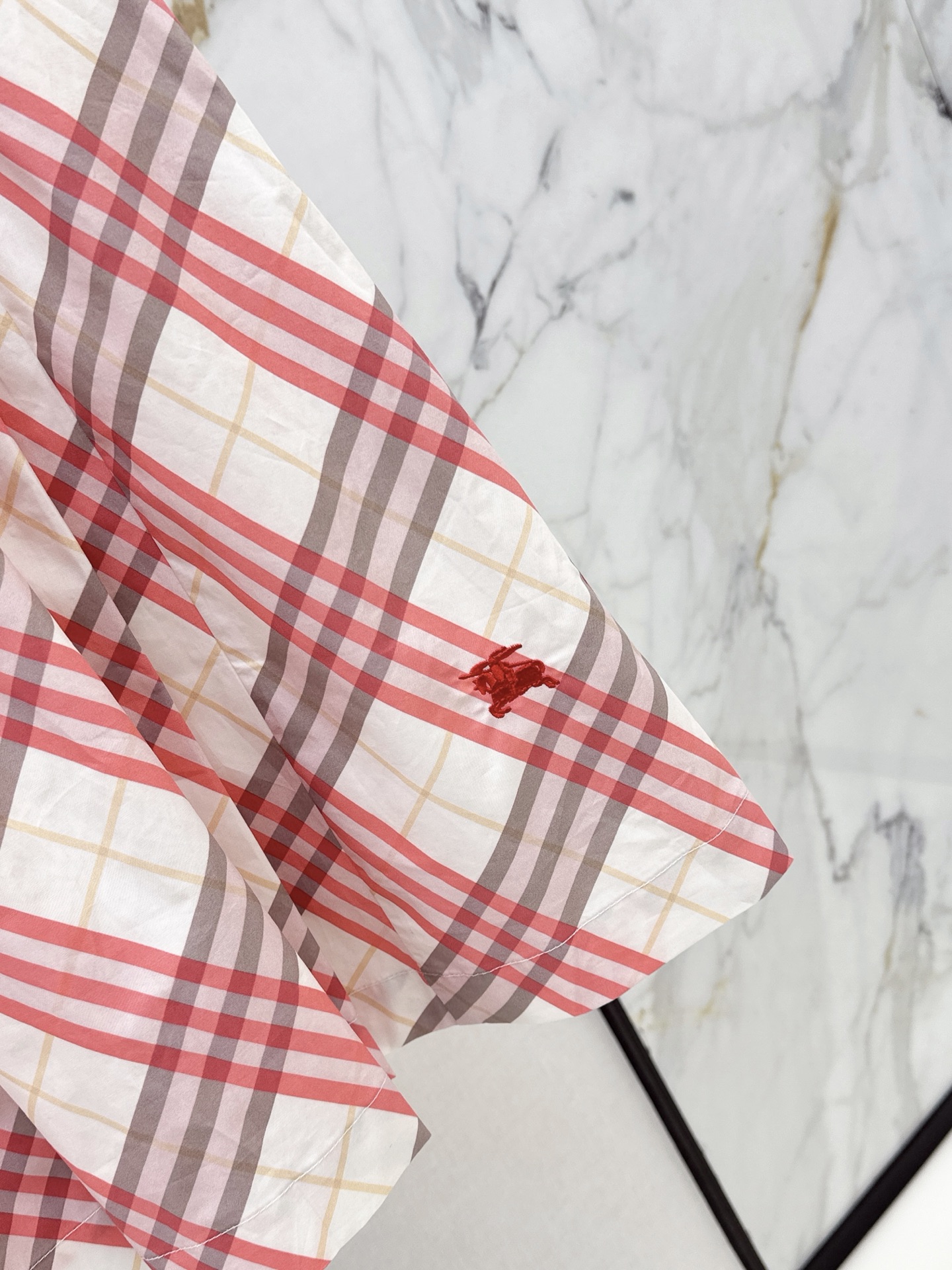 Bur 26ss sleeveless check dress