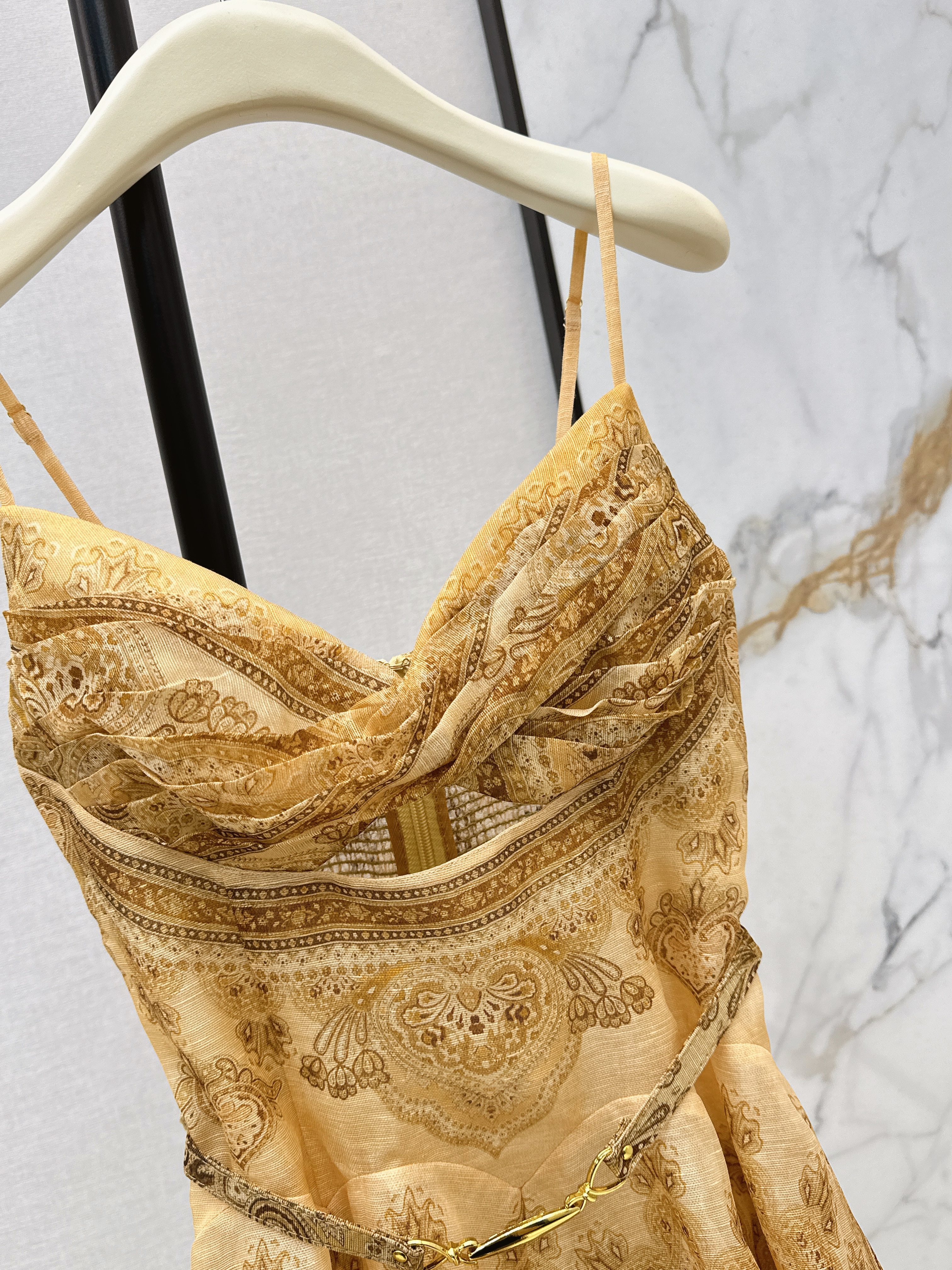 Zimm 26ss print slip dress