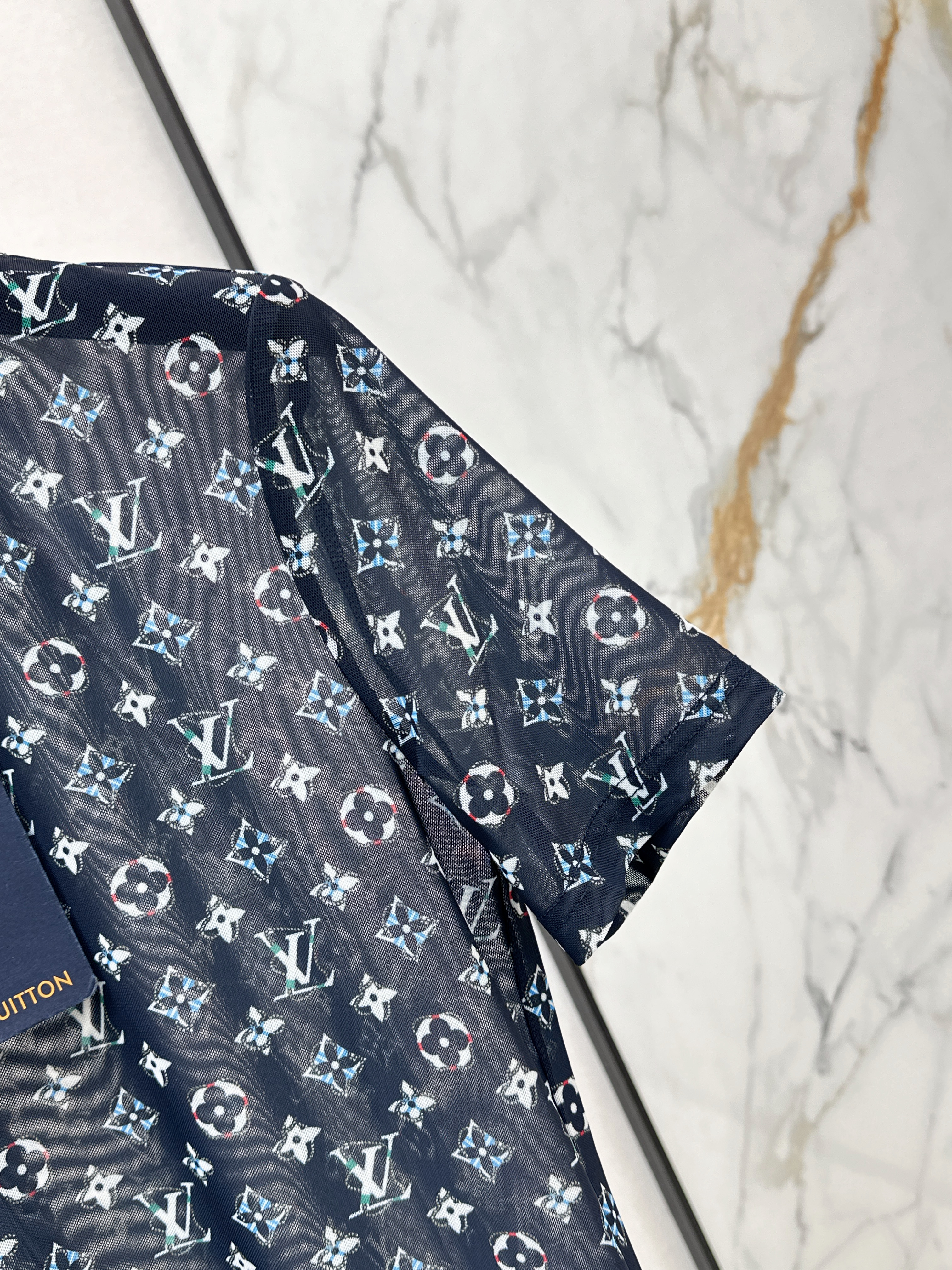 Loui 26ss print mesh t-shirt