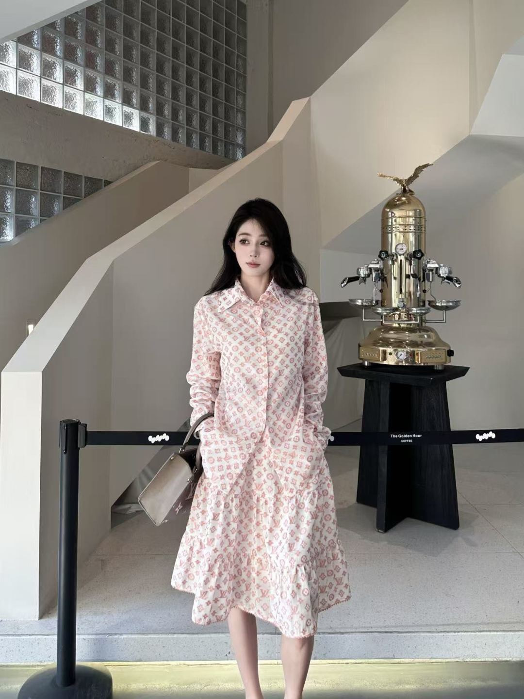 Loui 26ss layered skirt