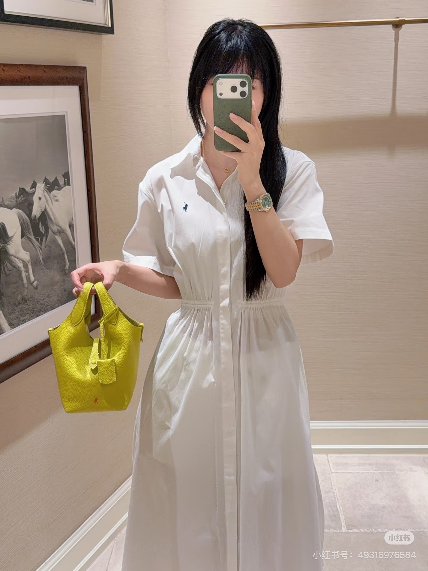 Ralp 26ss drawstring dress