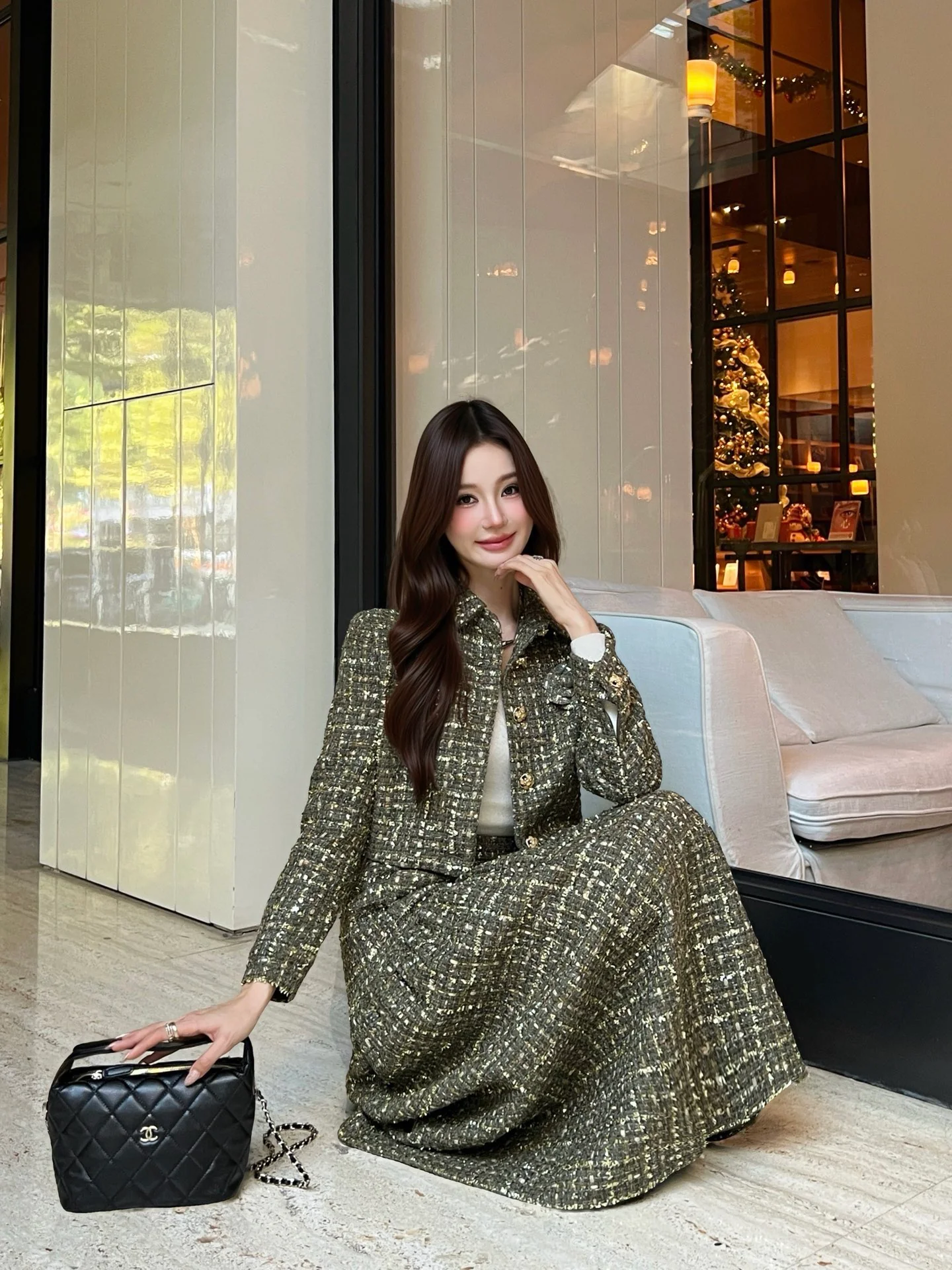 Chan 26ss woven skirts