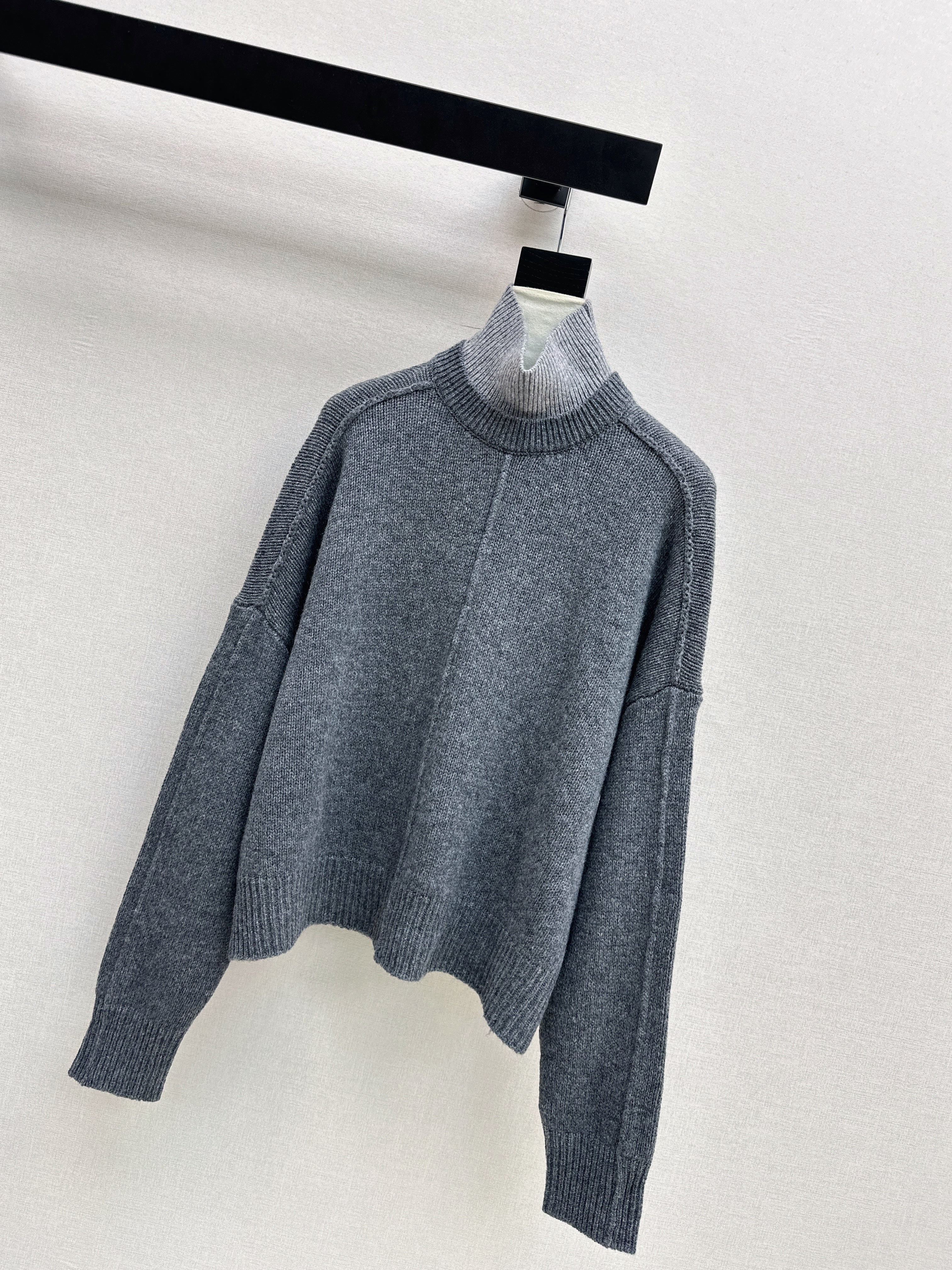Brun 26ss 2in1 contract sweater