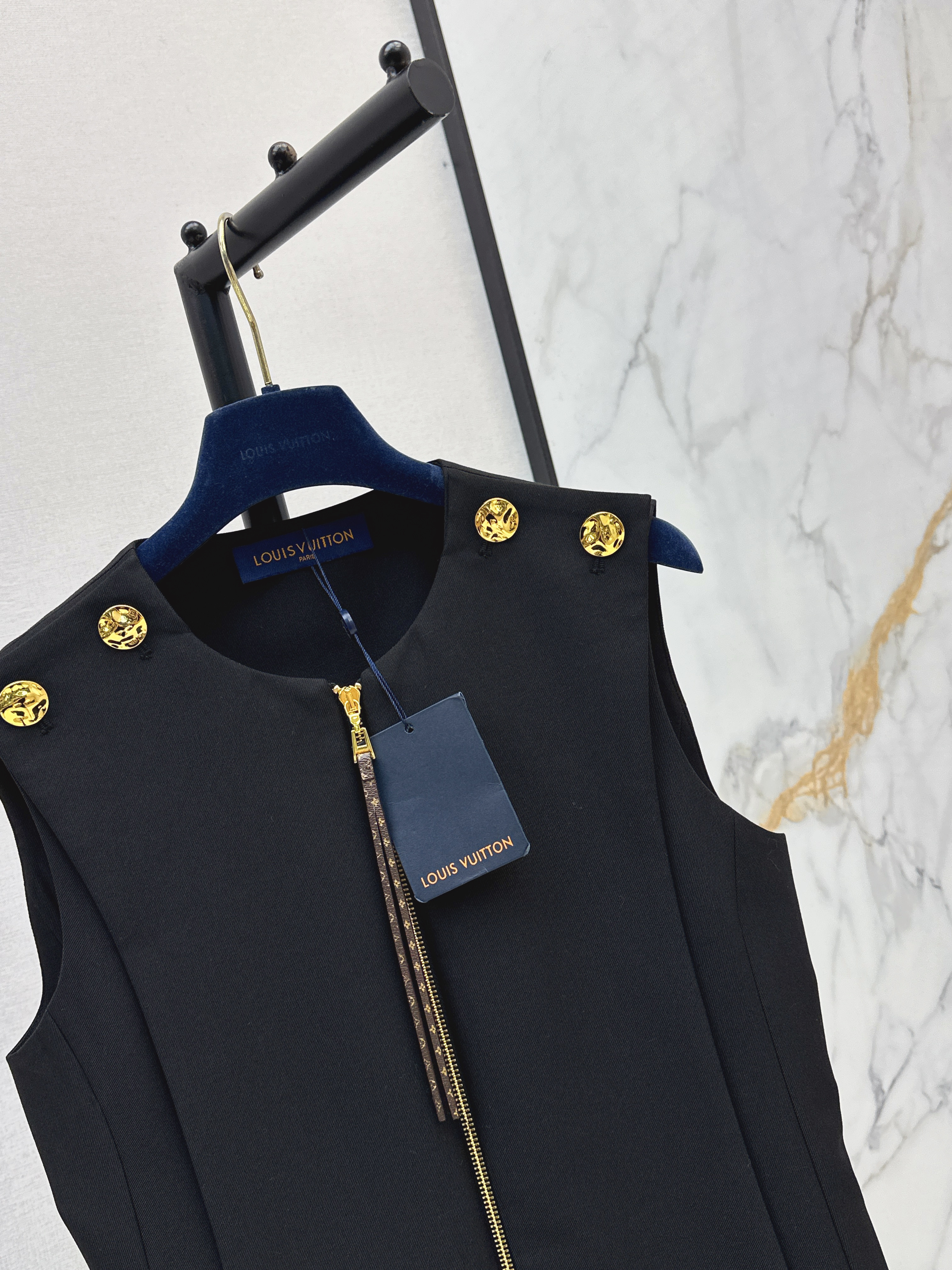 Loui 26ss sleevess zip dress