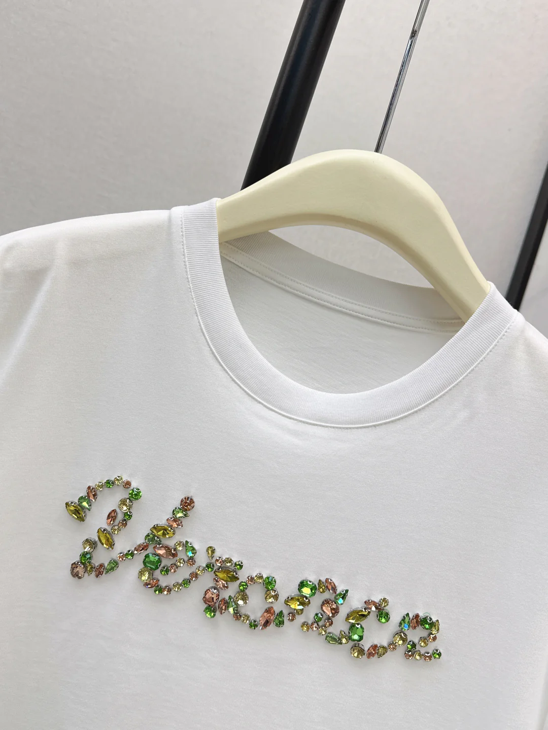 Vers 26ss rhinestone t-shirts