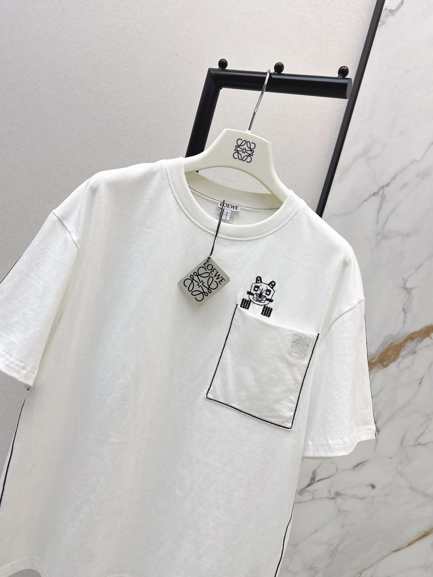 Loe 26ss embroidery t-shirts