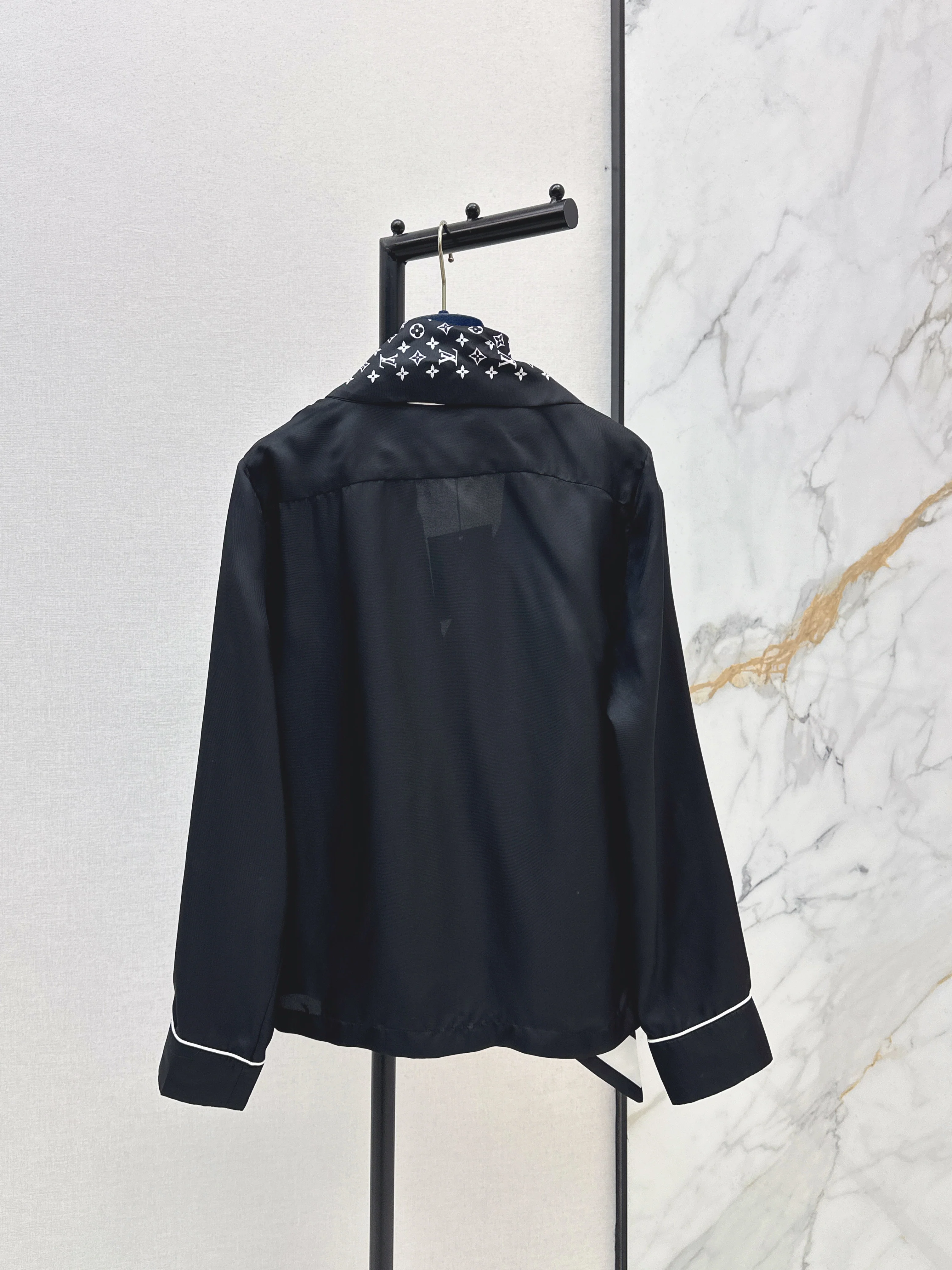 Louis 26ss print silk shirts