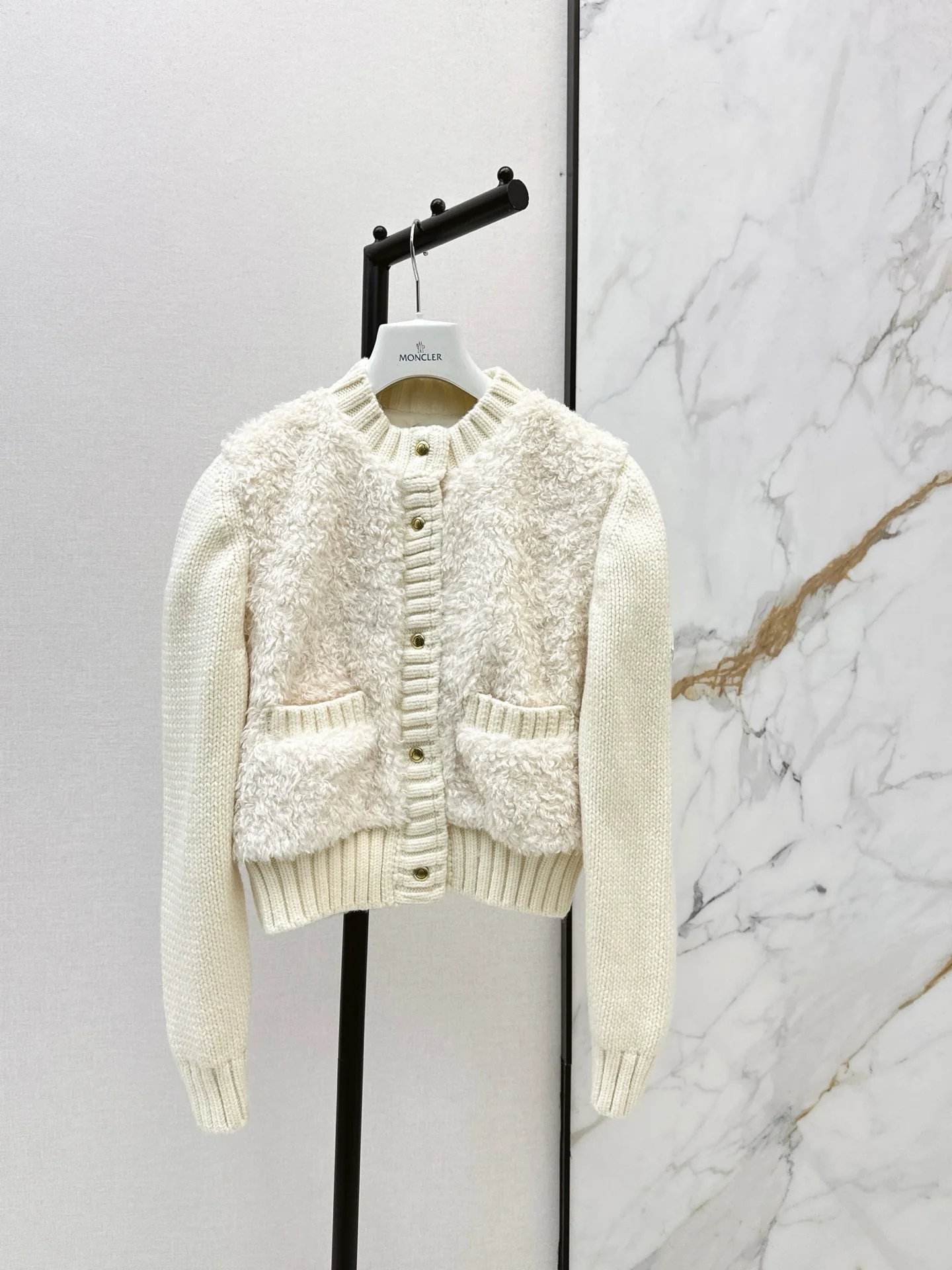 Monc 25fw wool knit jacket