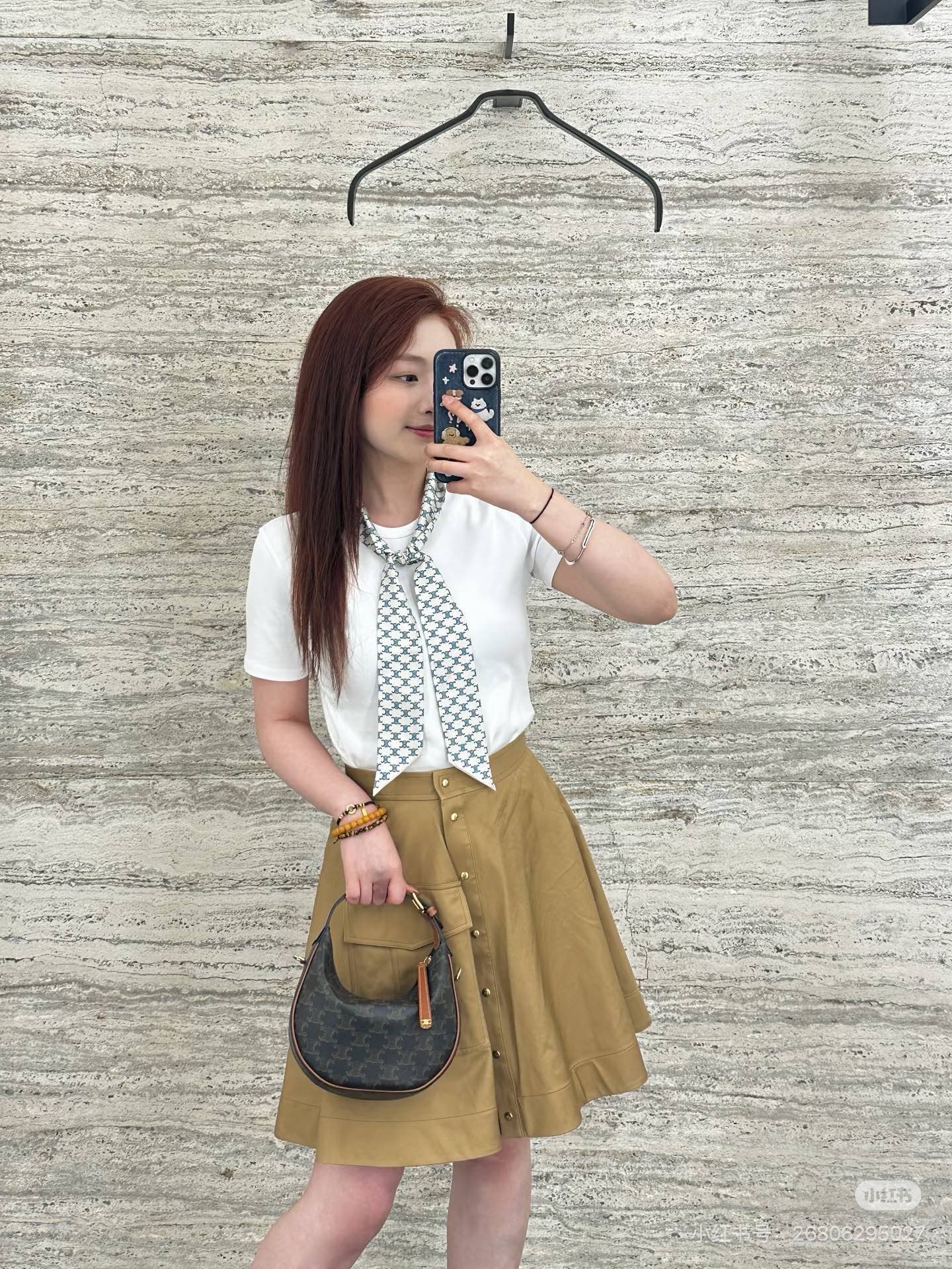 Celi 26ss cargo mini skirt