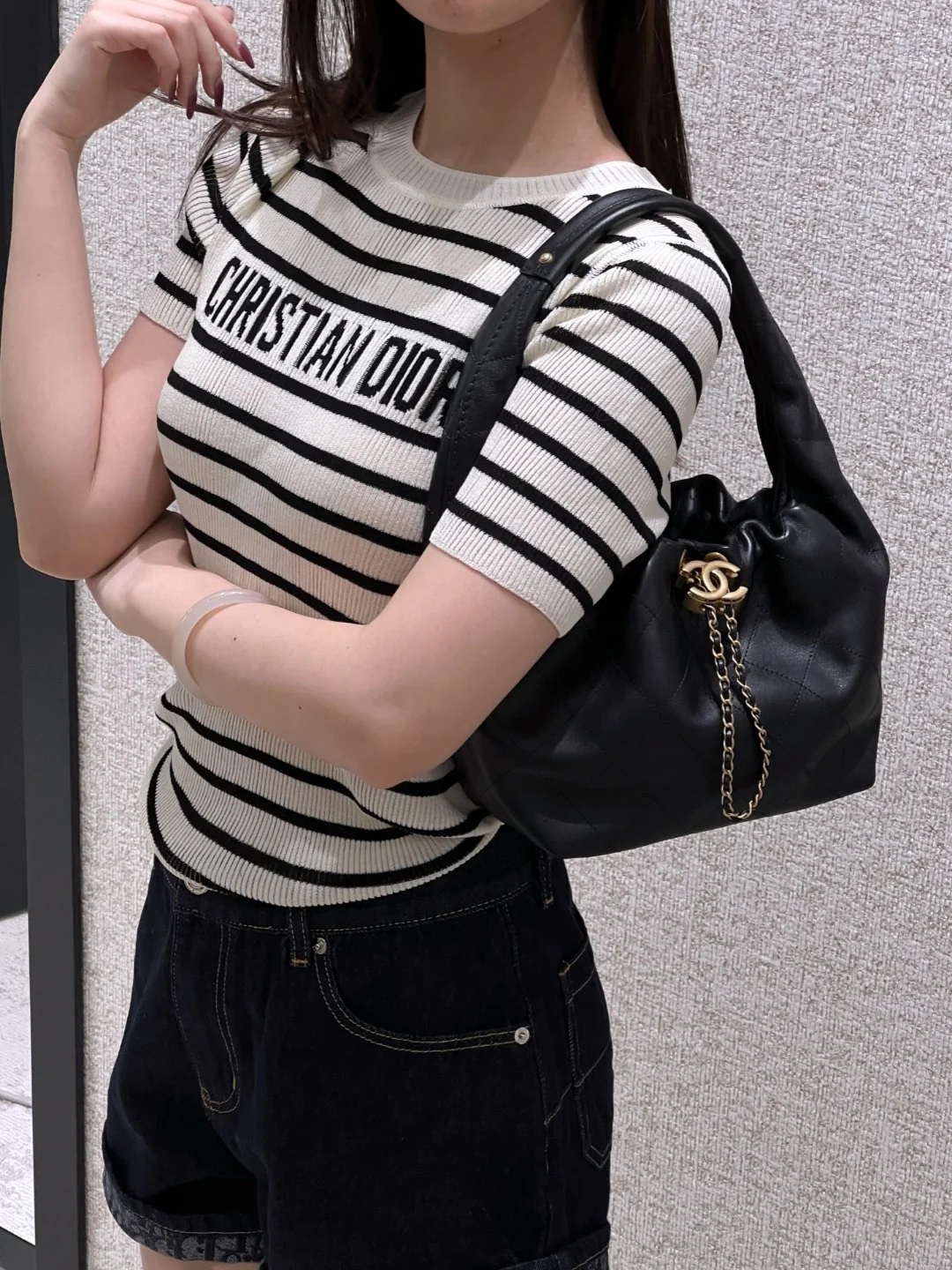 Chan 26C hobo bag