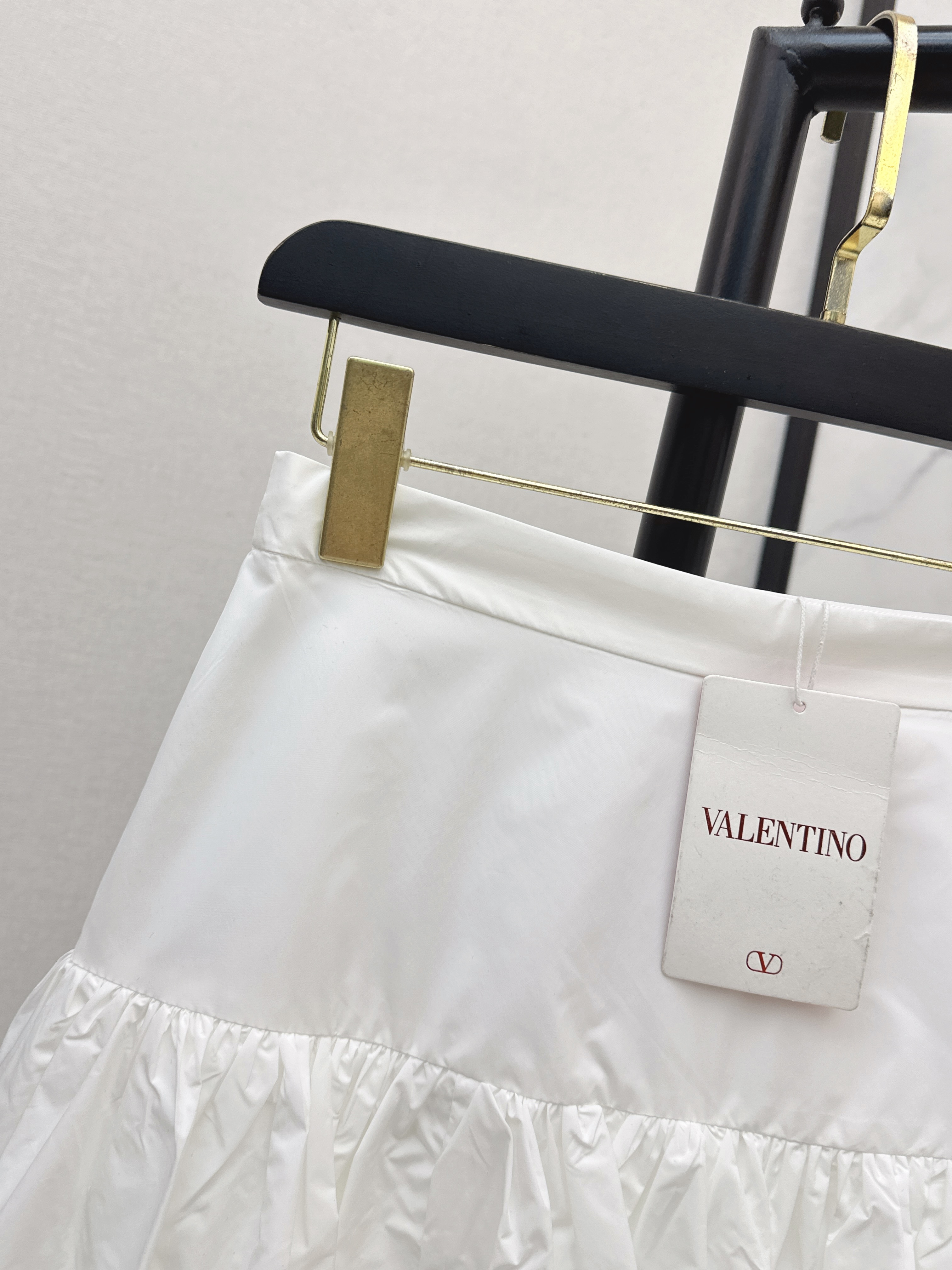 Valen 26ss ruffle layered skirt