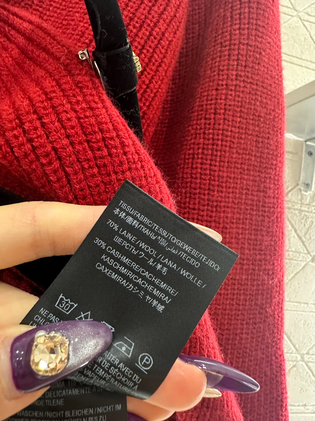 Saint 25fw bow knit cardiagn