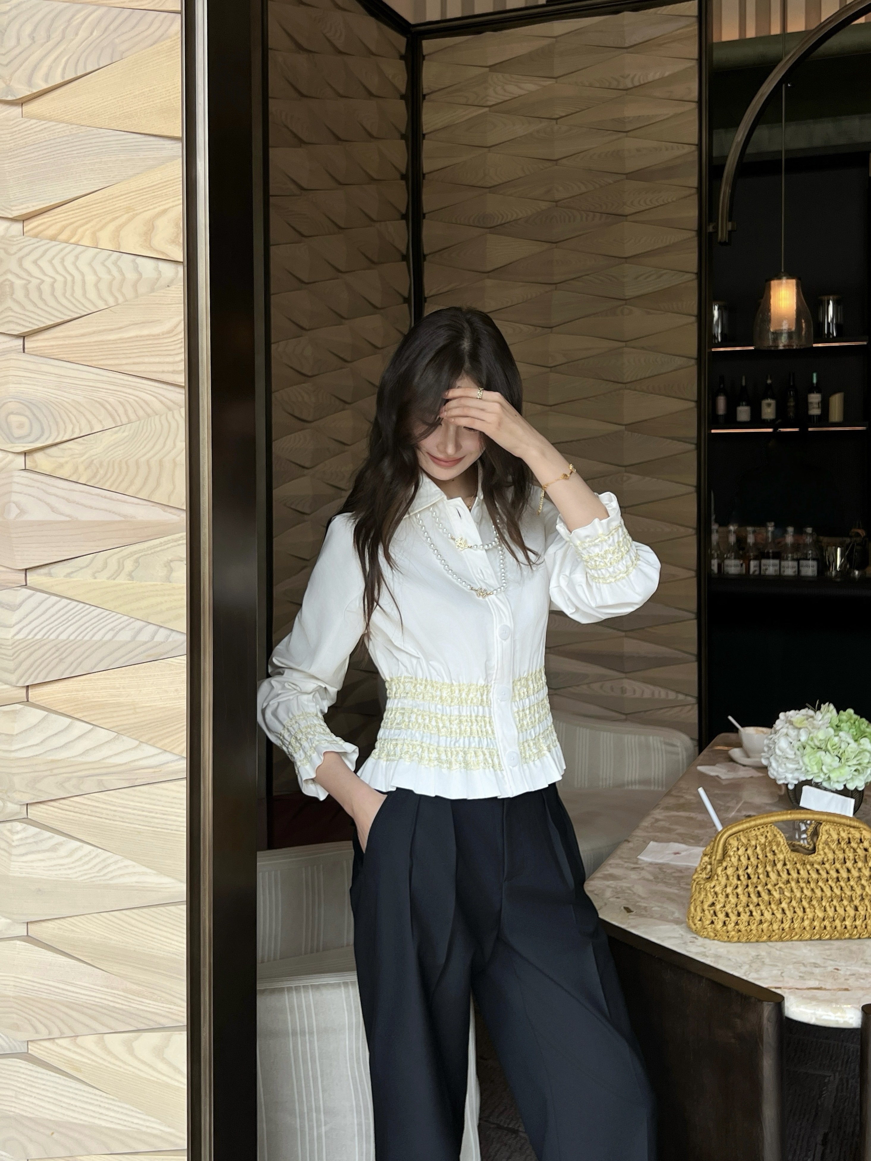 Her 26ss  puff sleeve shirts