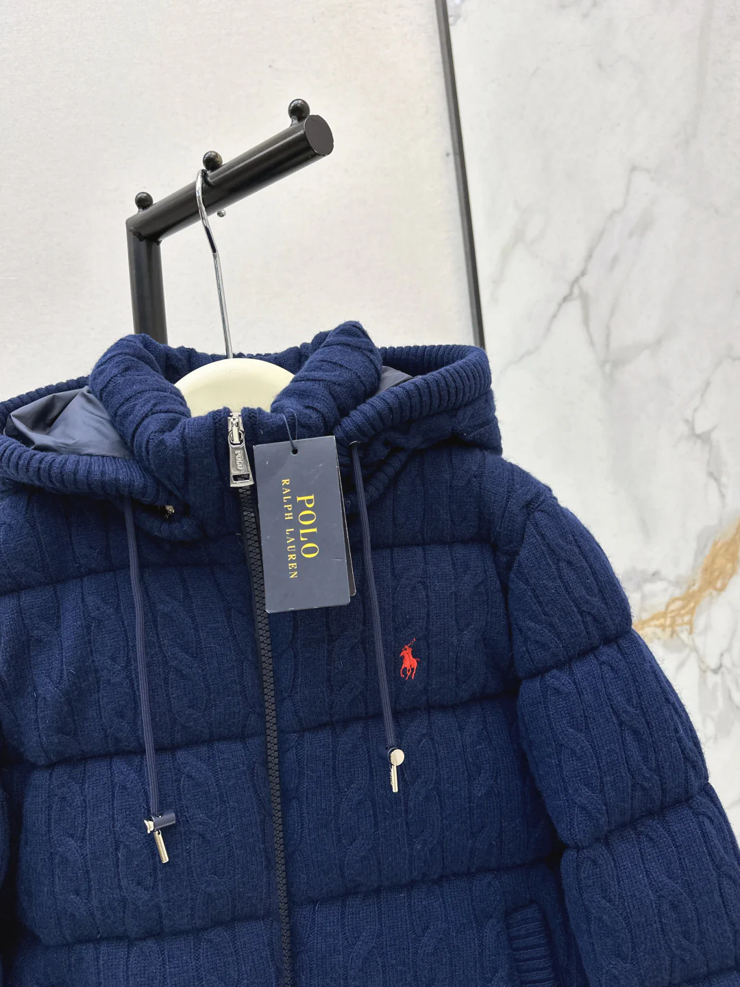 Ralp 25fw knit down jacket