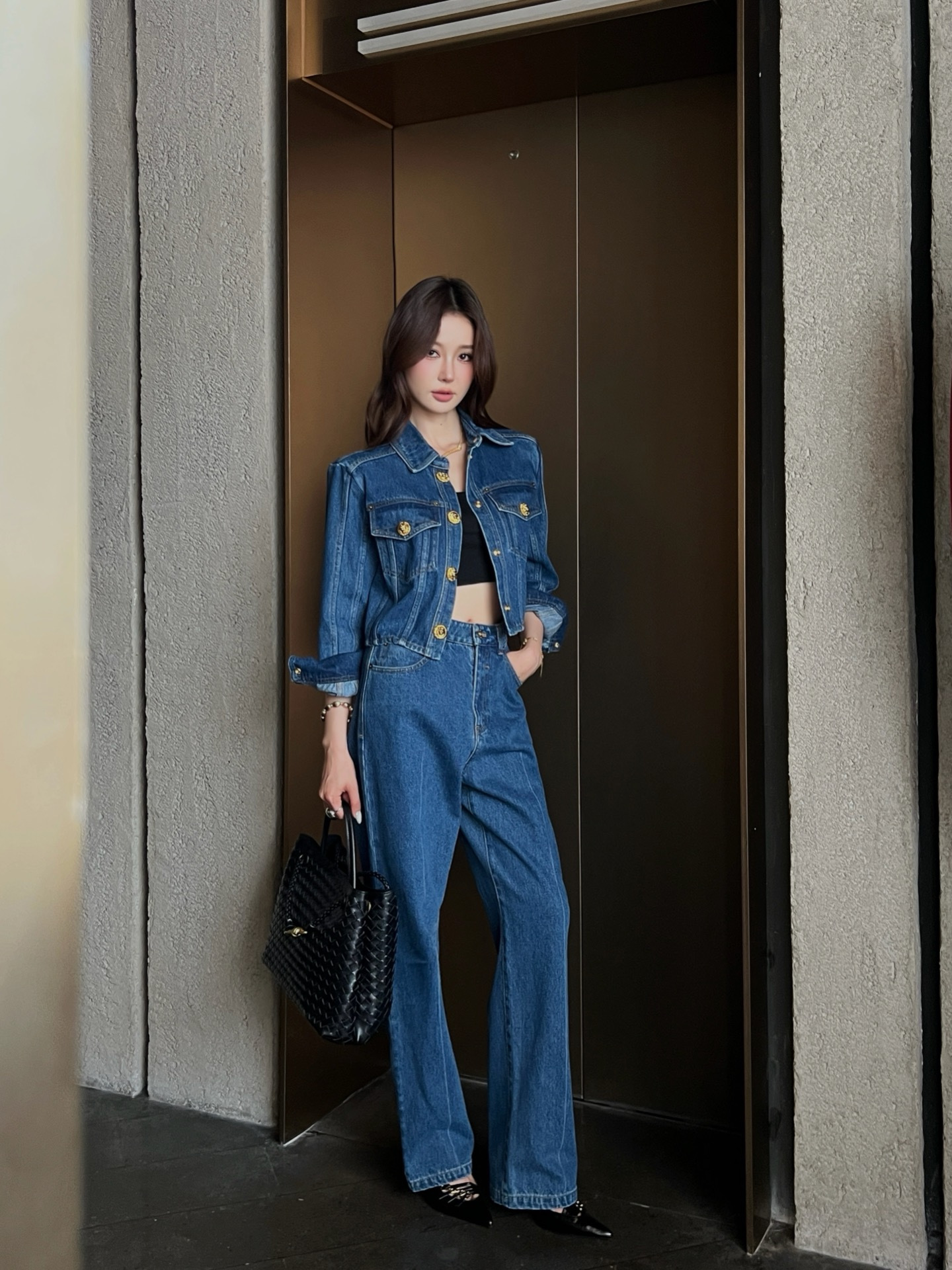 Bal 26ss denim jacket