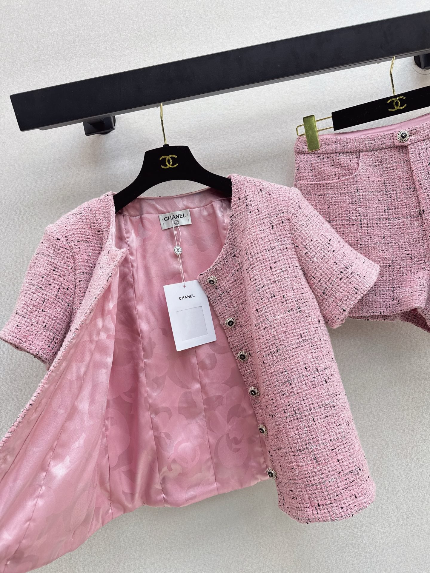 Chan 26ss woven suit