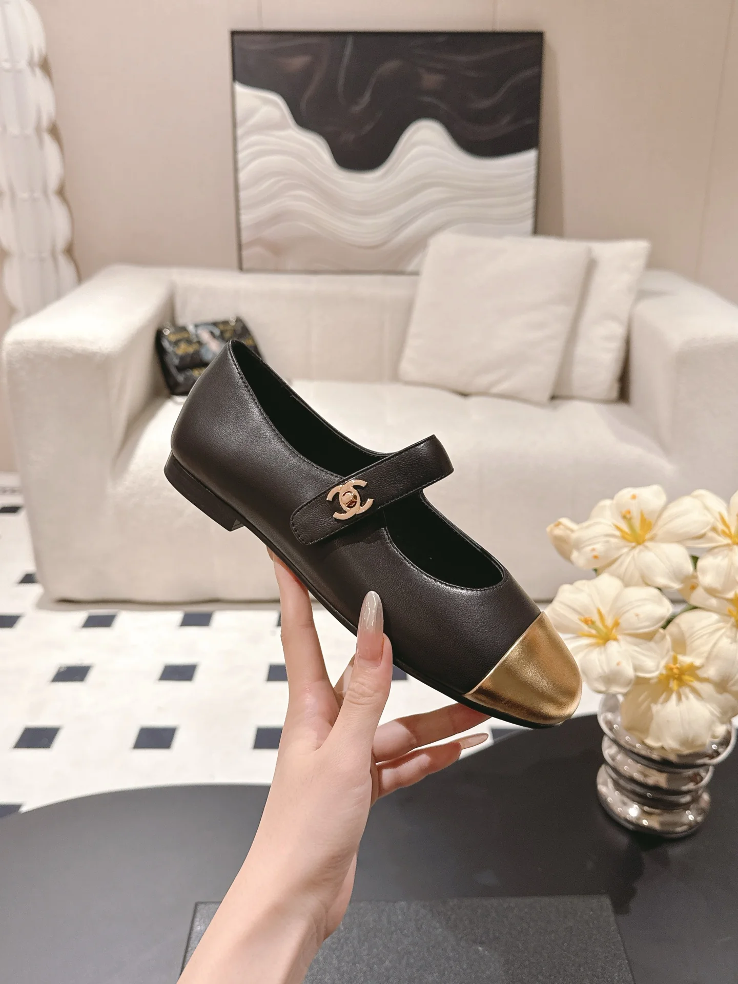 Chan 25fw mary jane flats