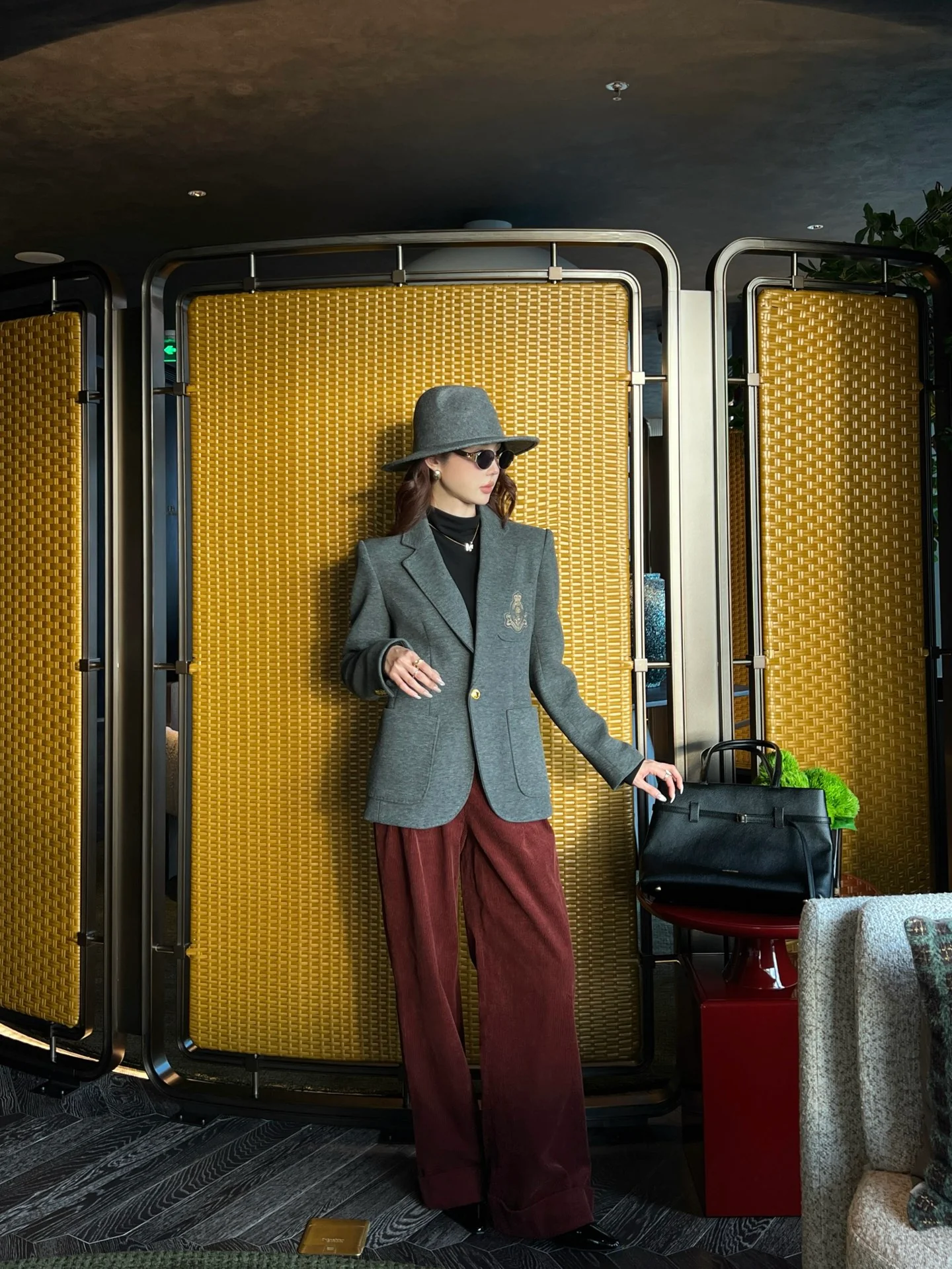 Ralp 25fw preppy look blazer