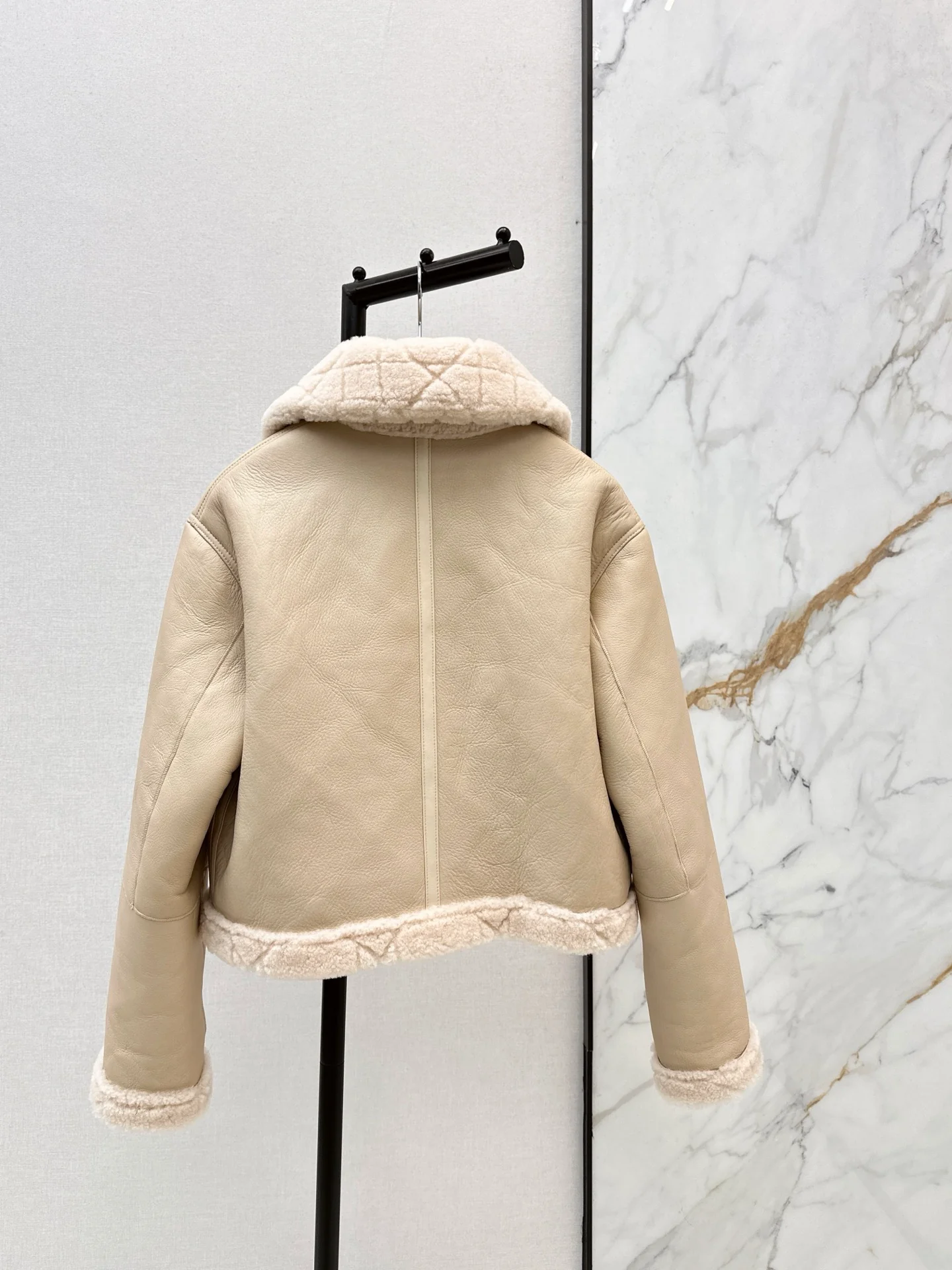 CD 26ss reversible fur jacket