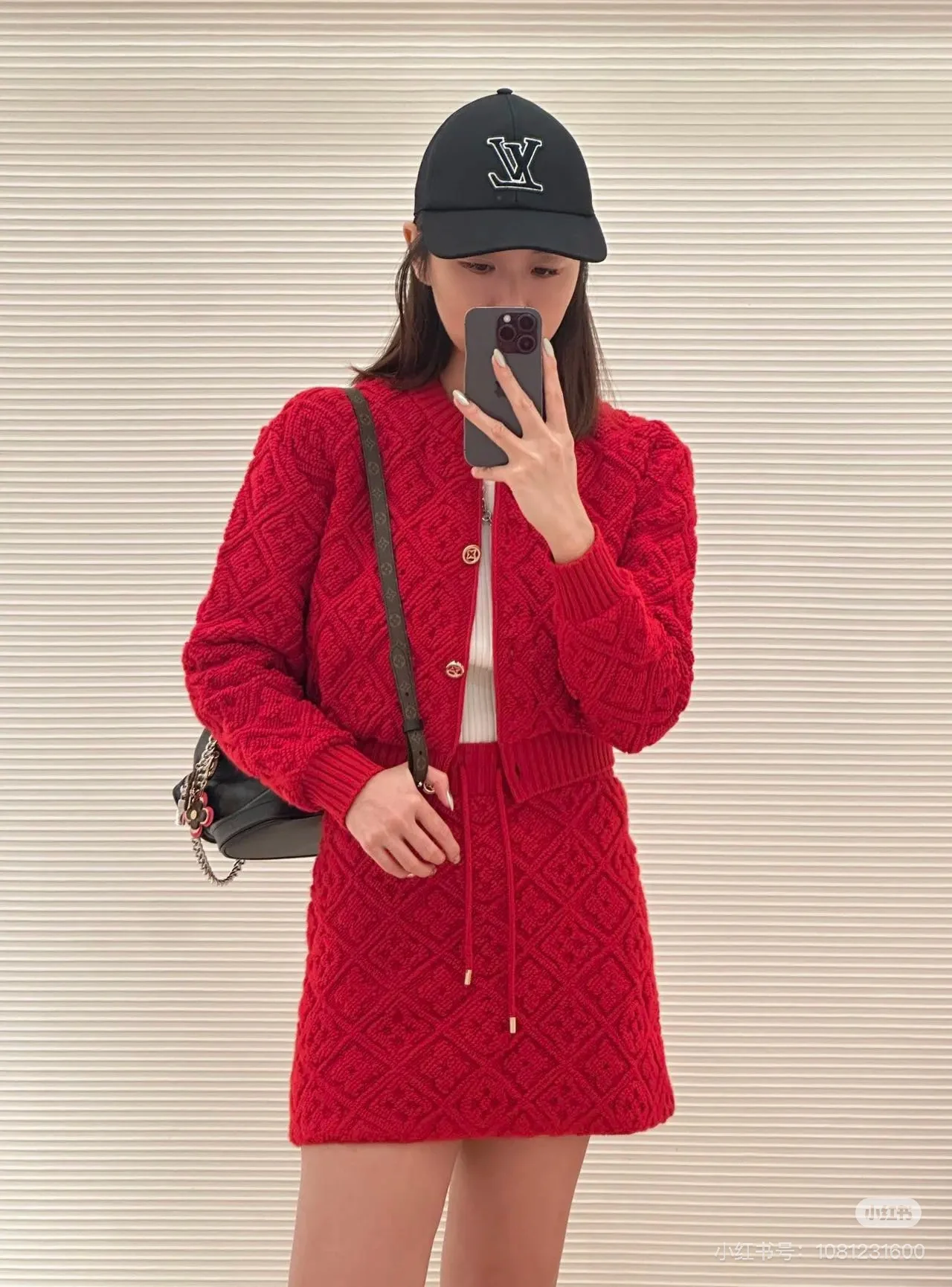 Louis 26ss jacquard skirt