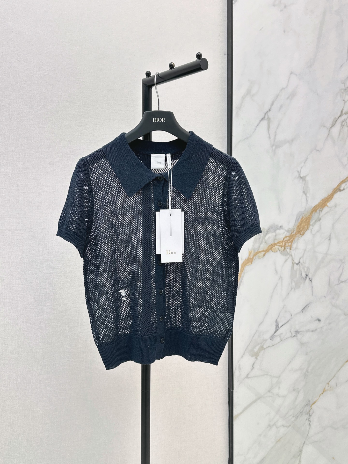 CD 26ss hollow knit polo