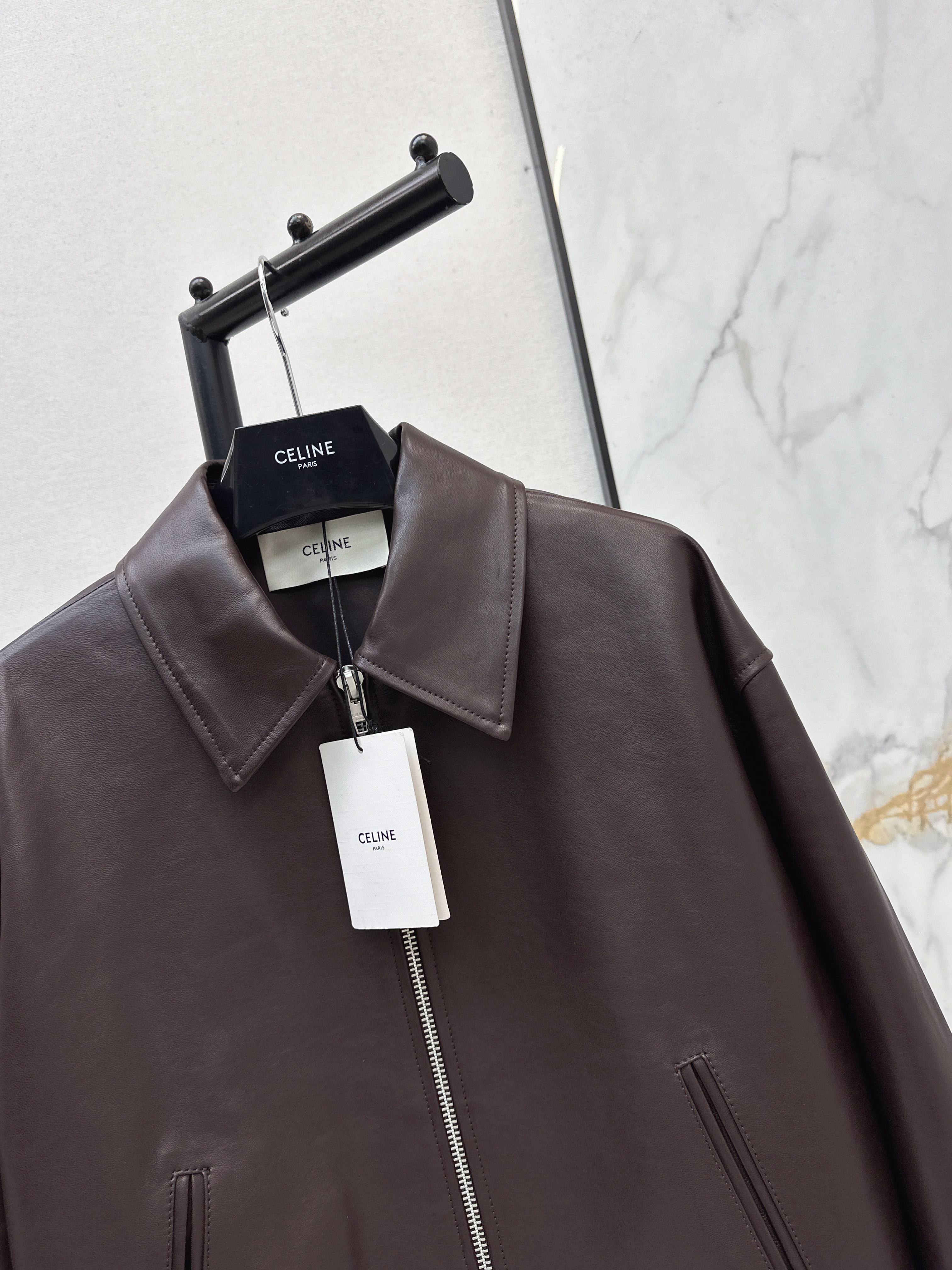 Celi 26ss leather jacket