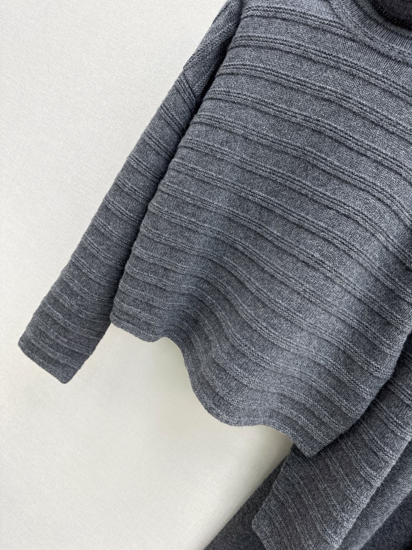 Max 25fw knit suit high neck sweater straight pants outfit sets