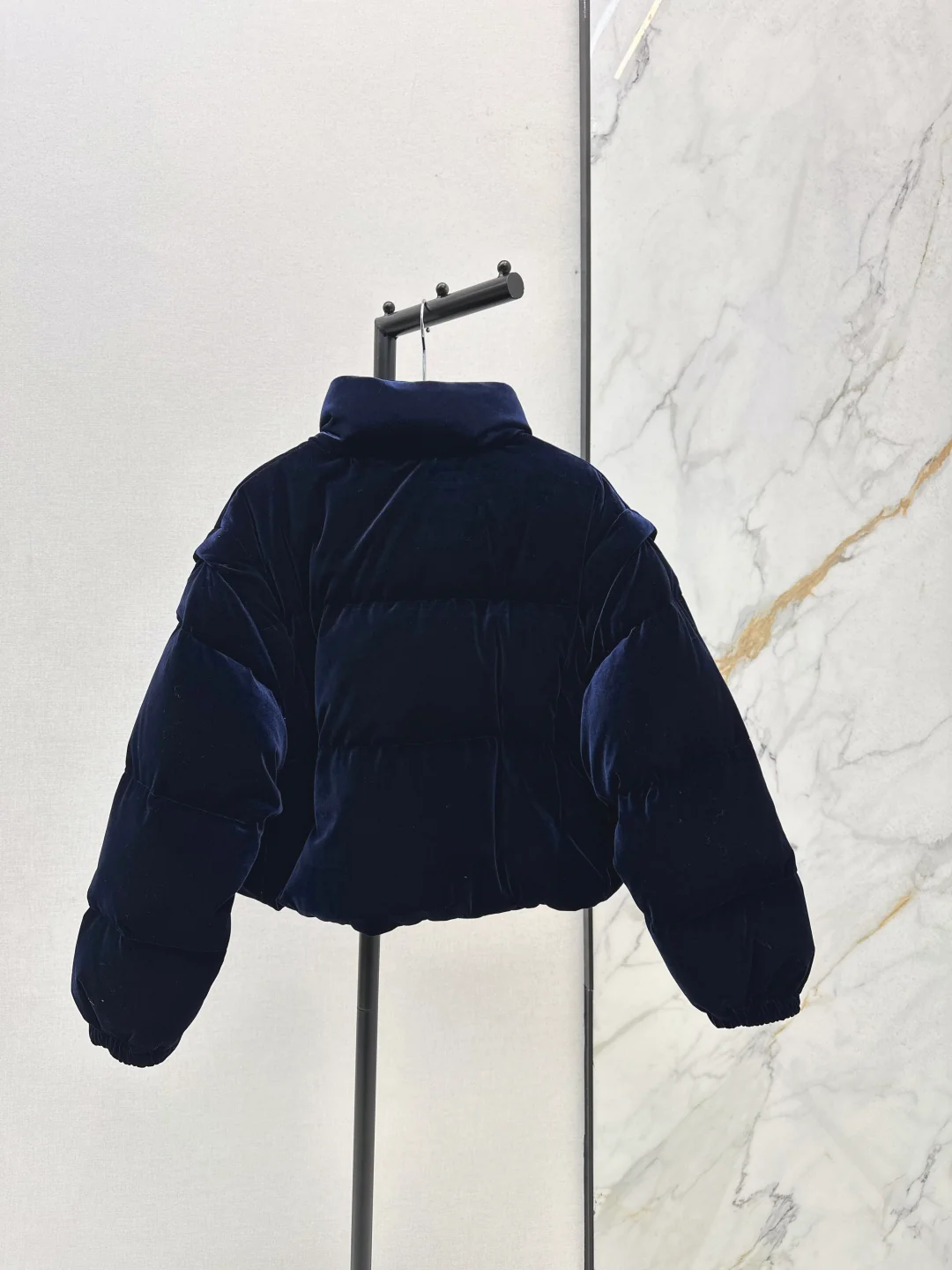 Pra 25fw velvet detachable down jacket