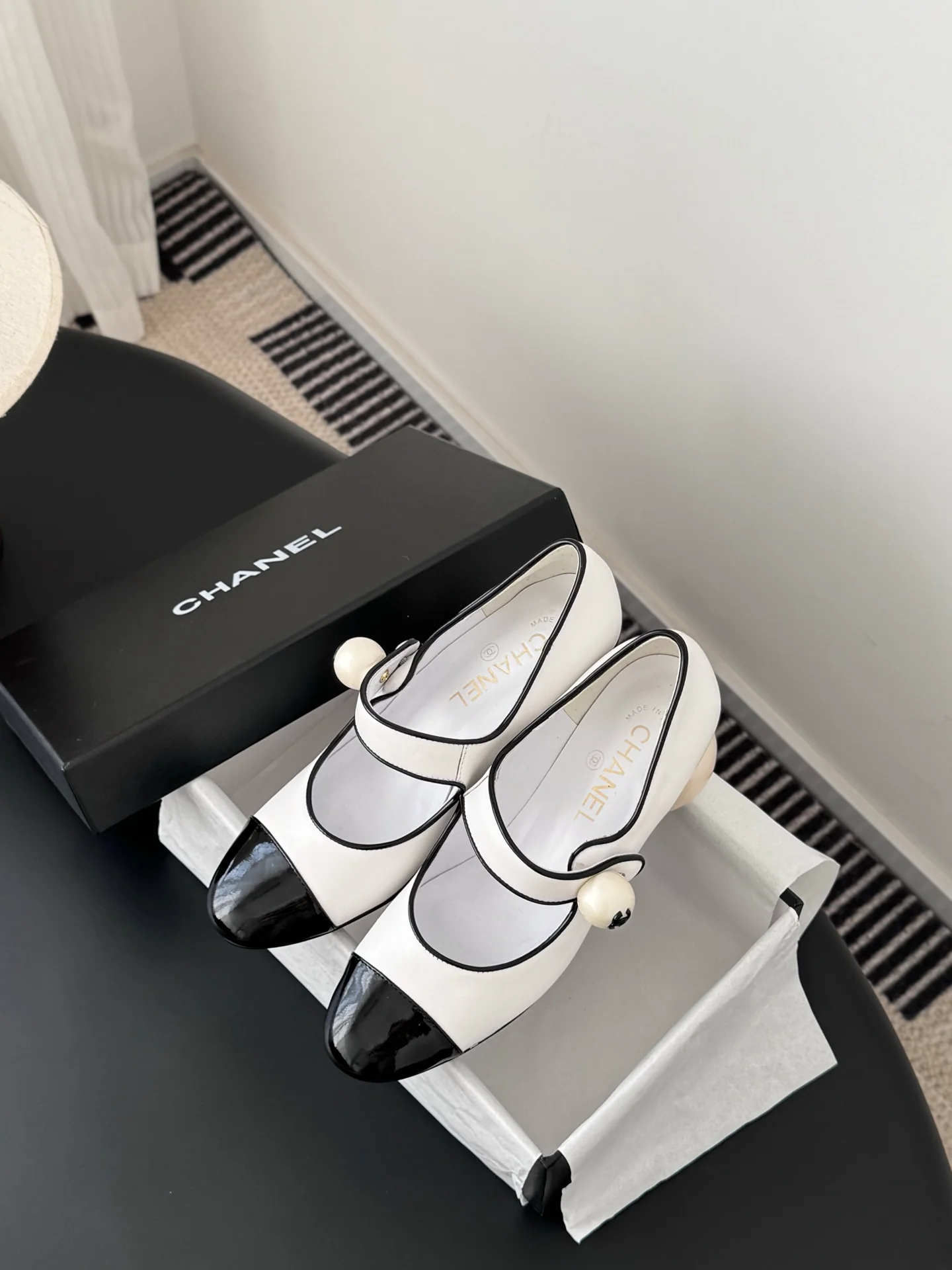 Chan 25fw mary jane chunky heel