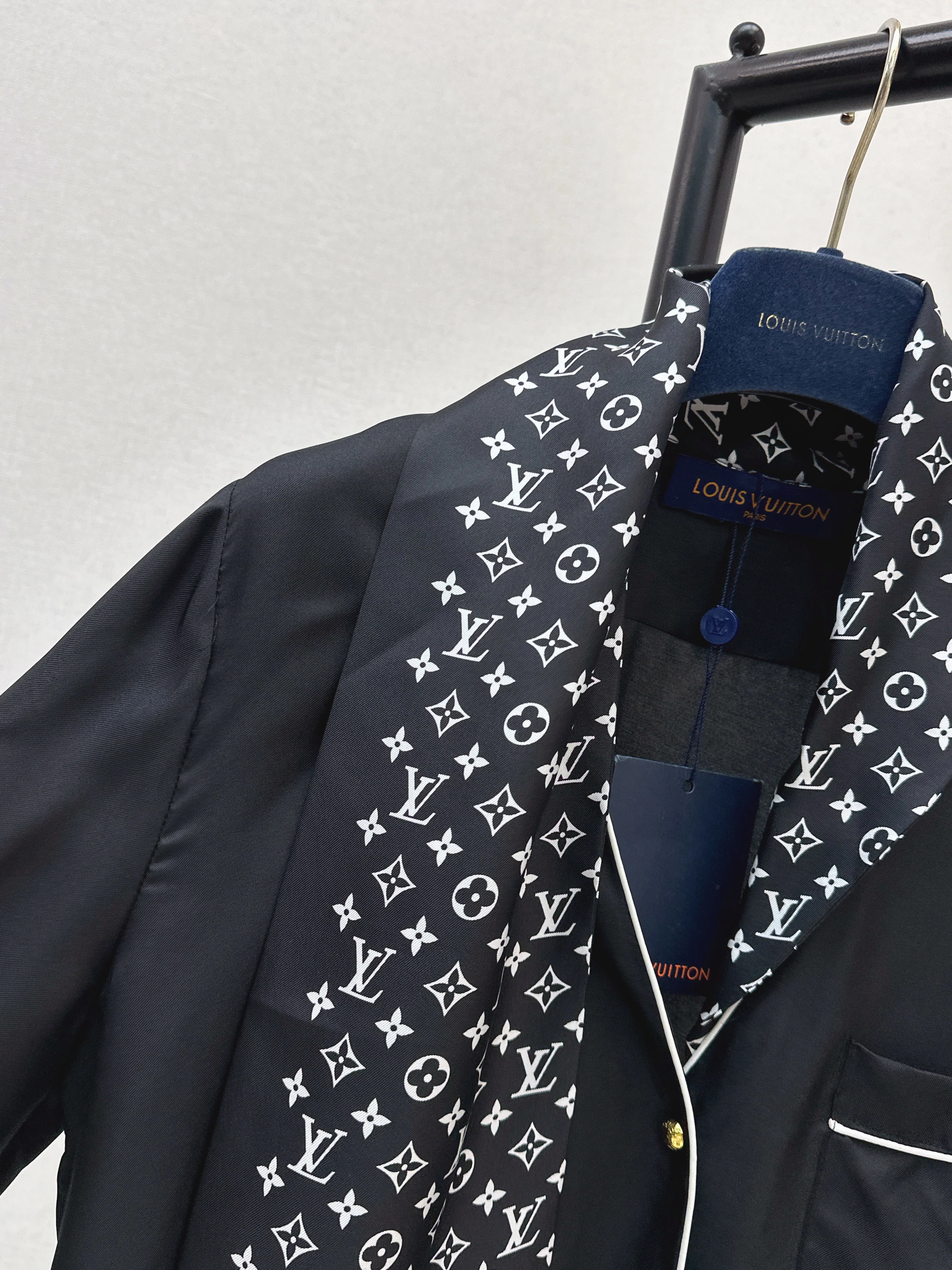 Louis 26ss print silk shirts