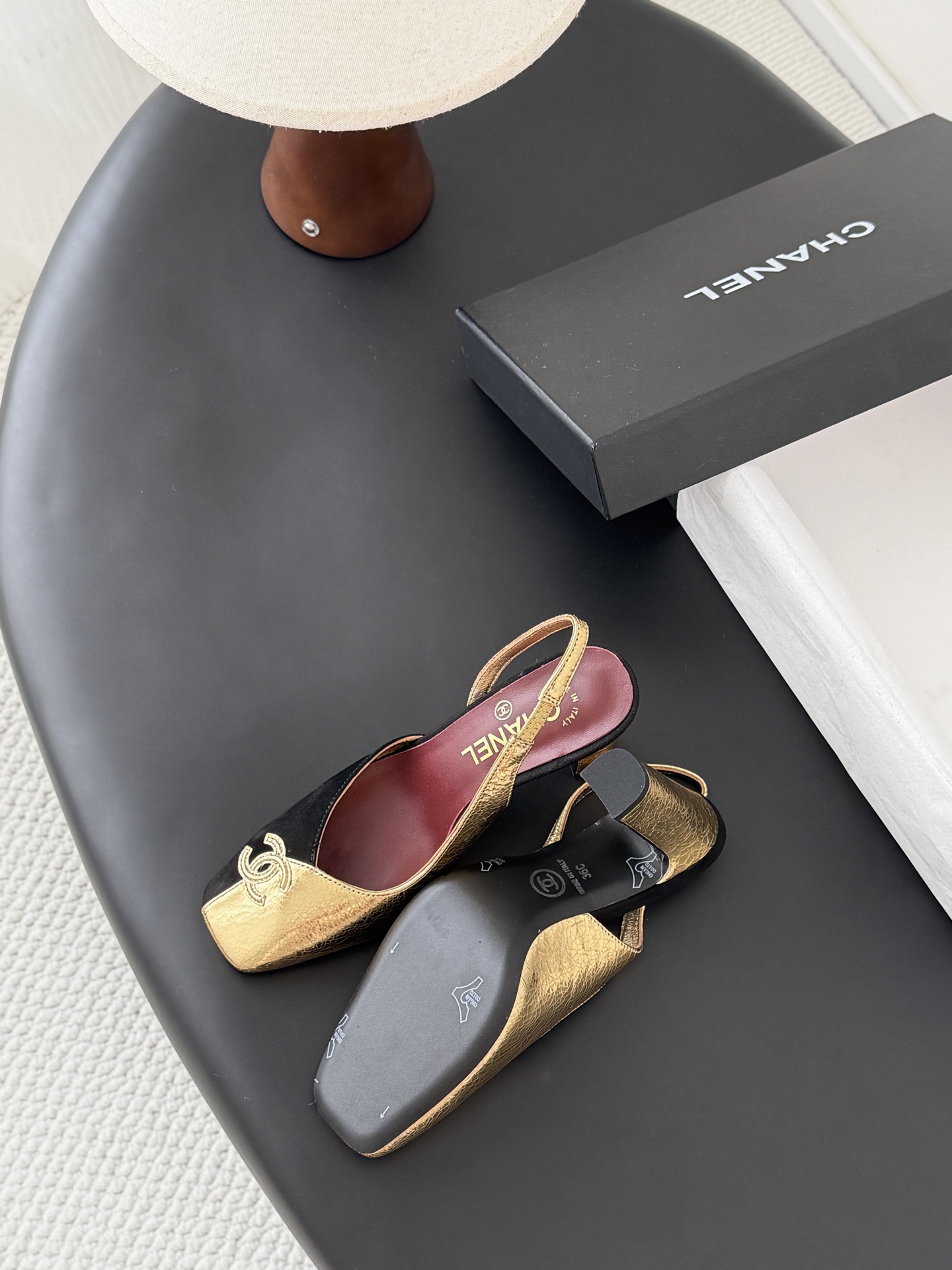 Chan 26ss slingback heel