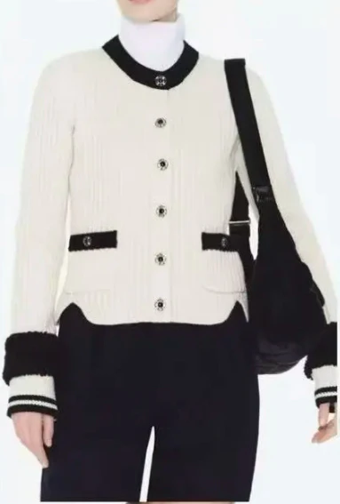 Chan 25fw knitted cardigan