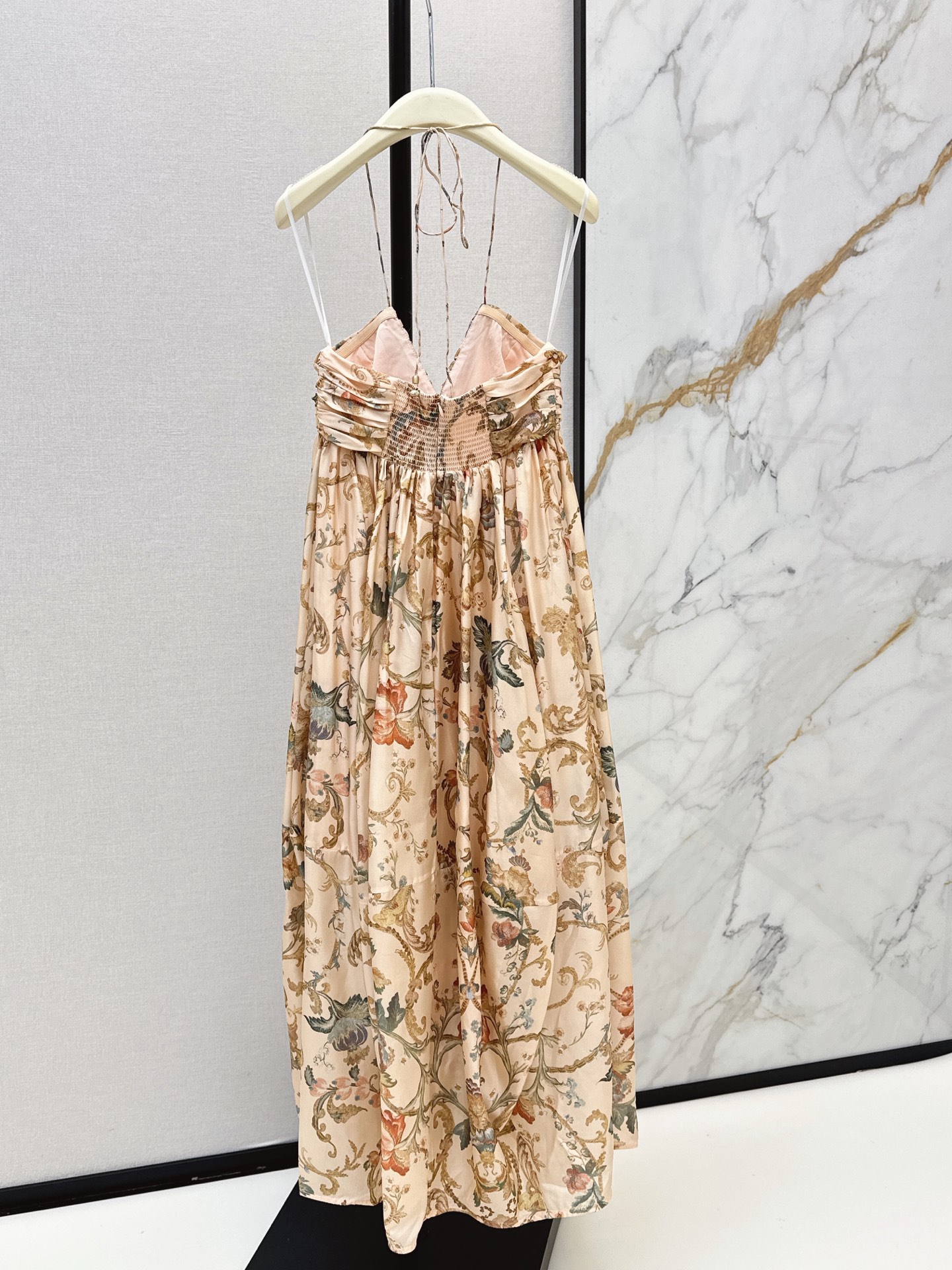 Zimm 26ss printhalter neck dress