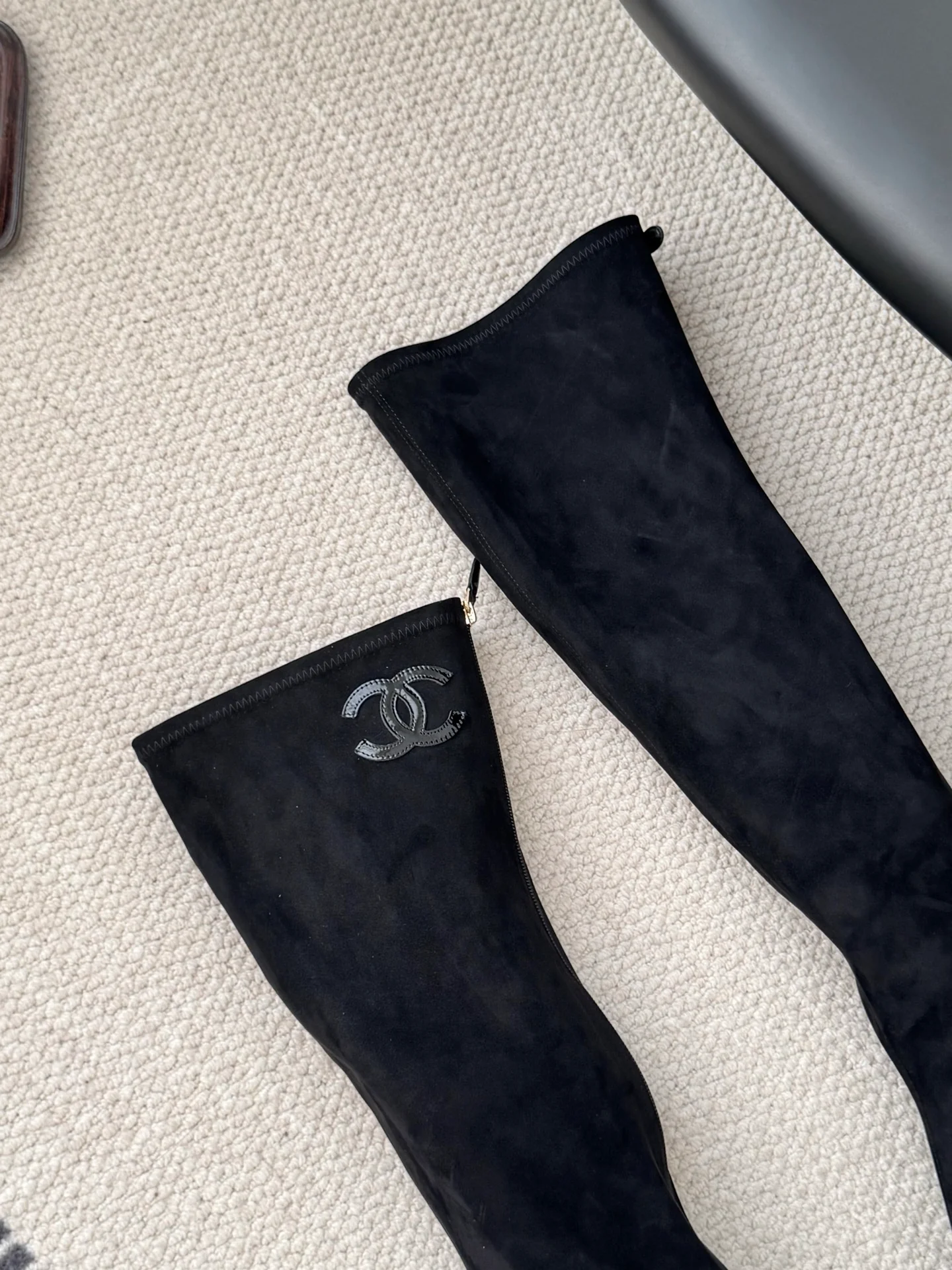 Chan 25fw over the knee boots