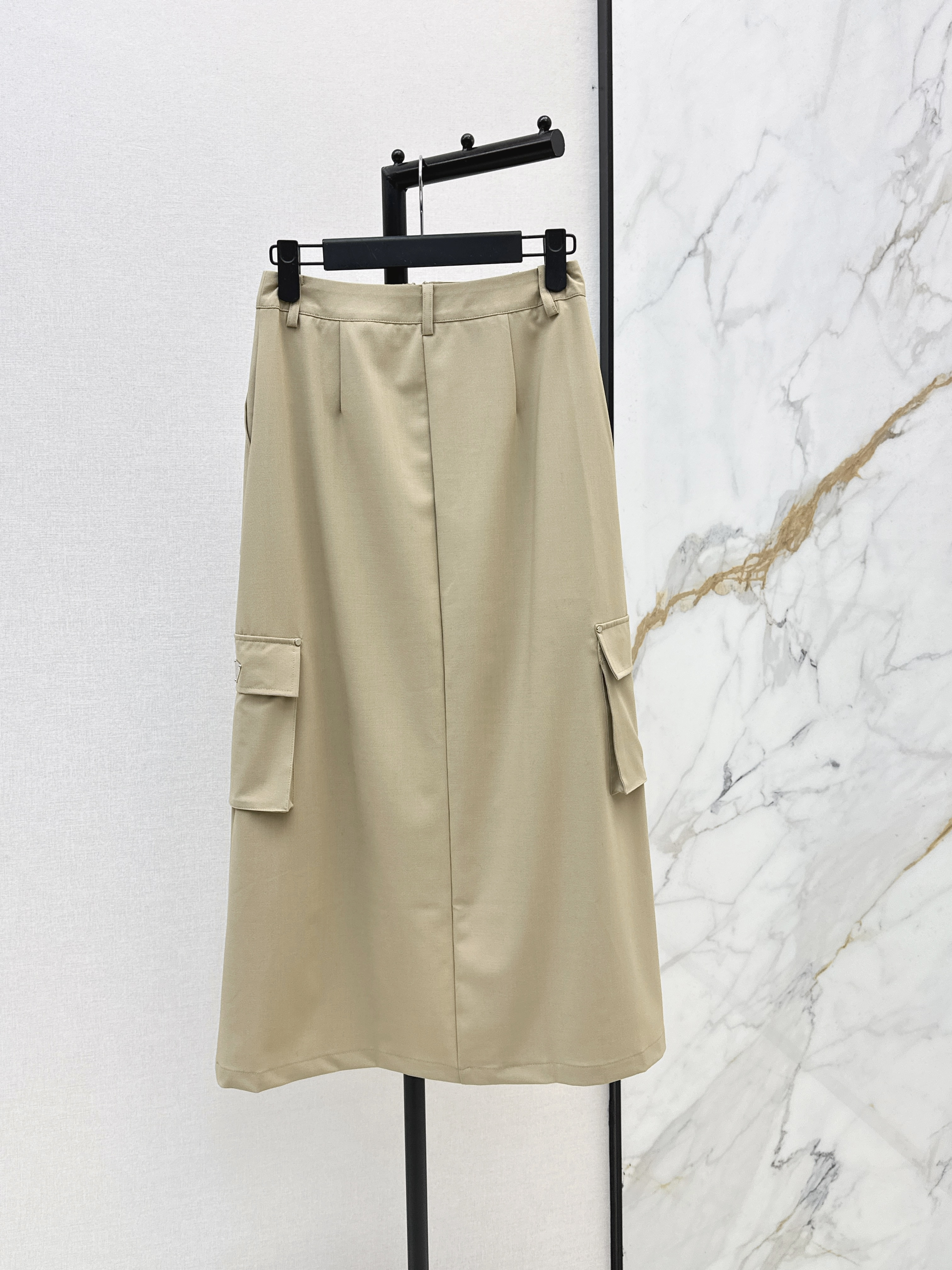 Pra 26ss zip-up skirt