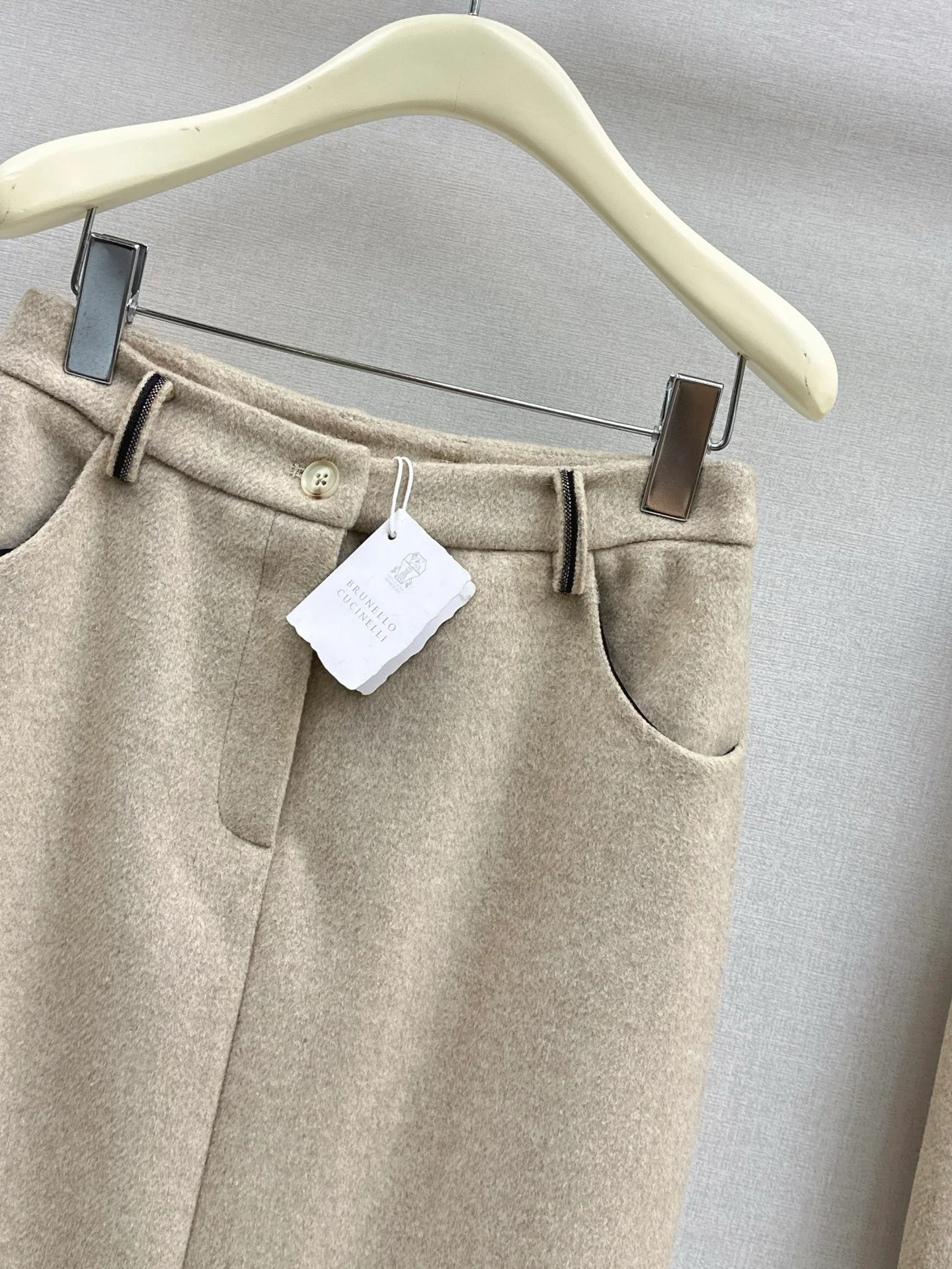 Brun 25fw woolen skirt