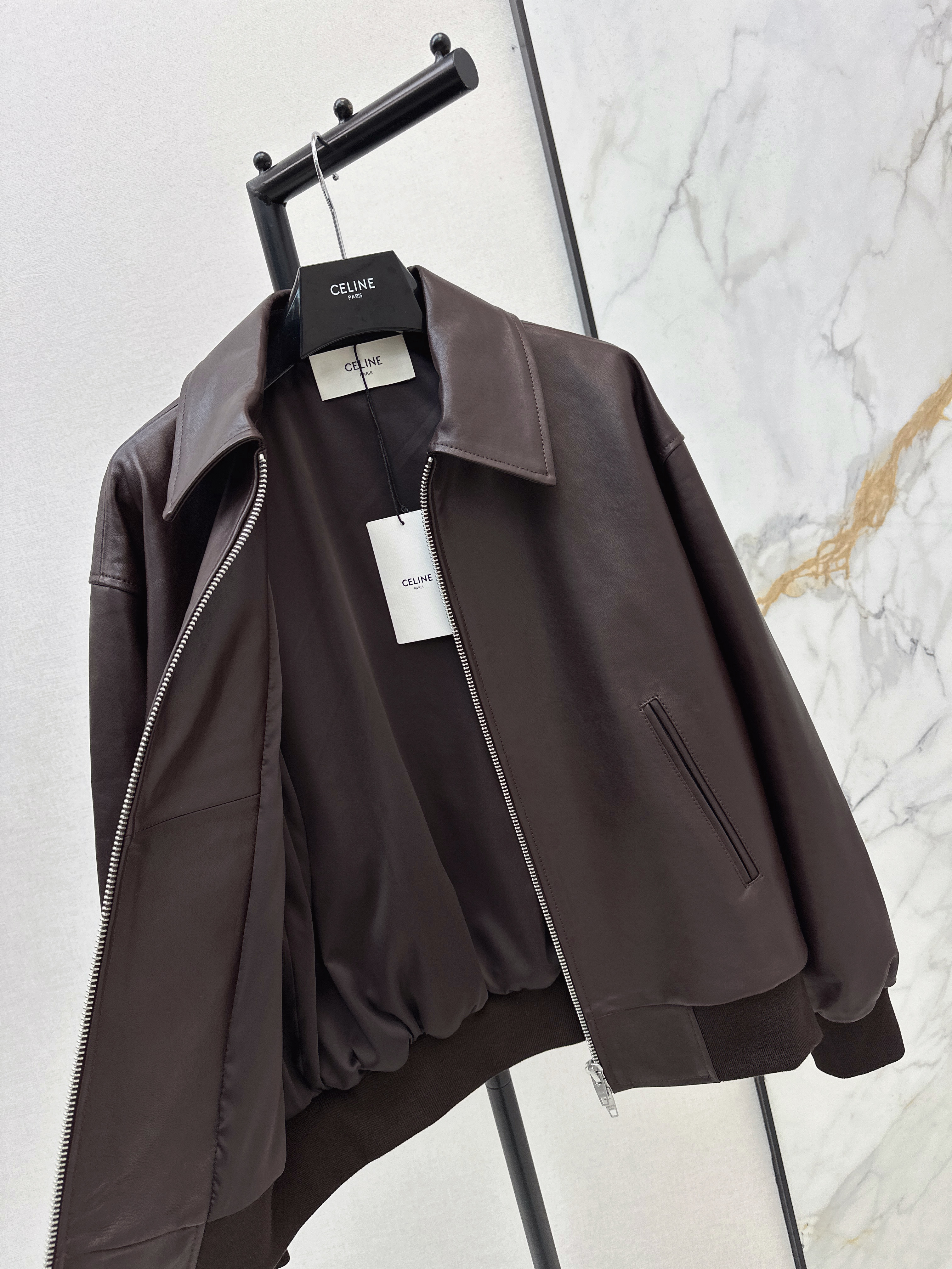 Celi 26ss leather jacket