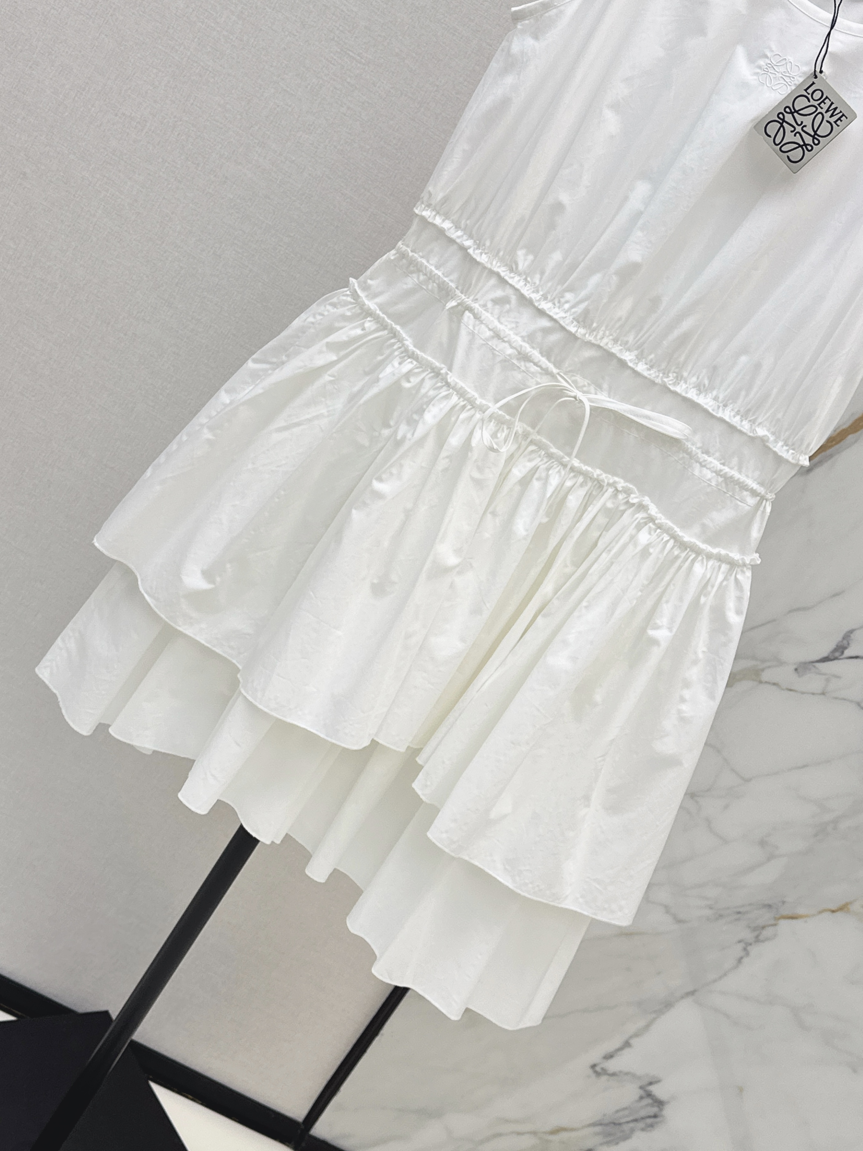 Loe 26ss drawstring dress