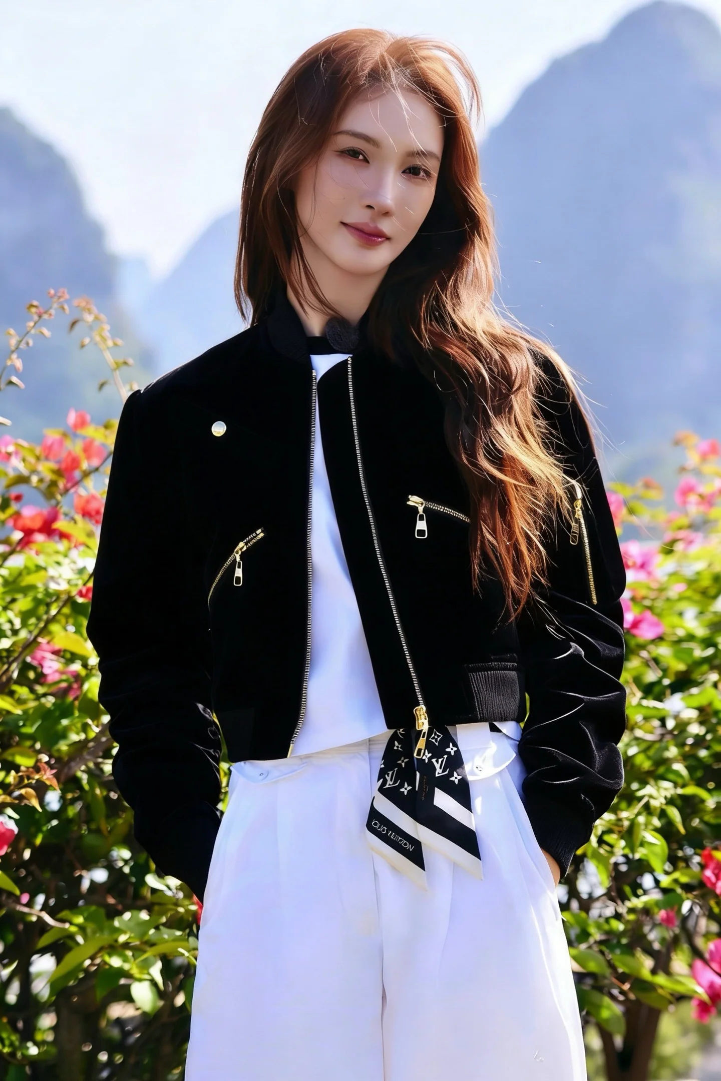Louis 26ss zipper jacket